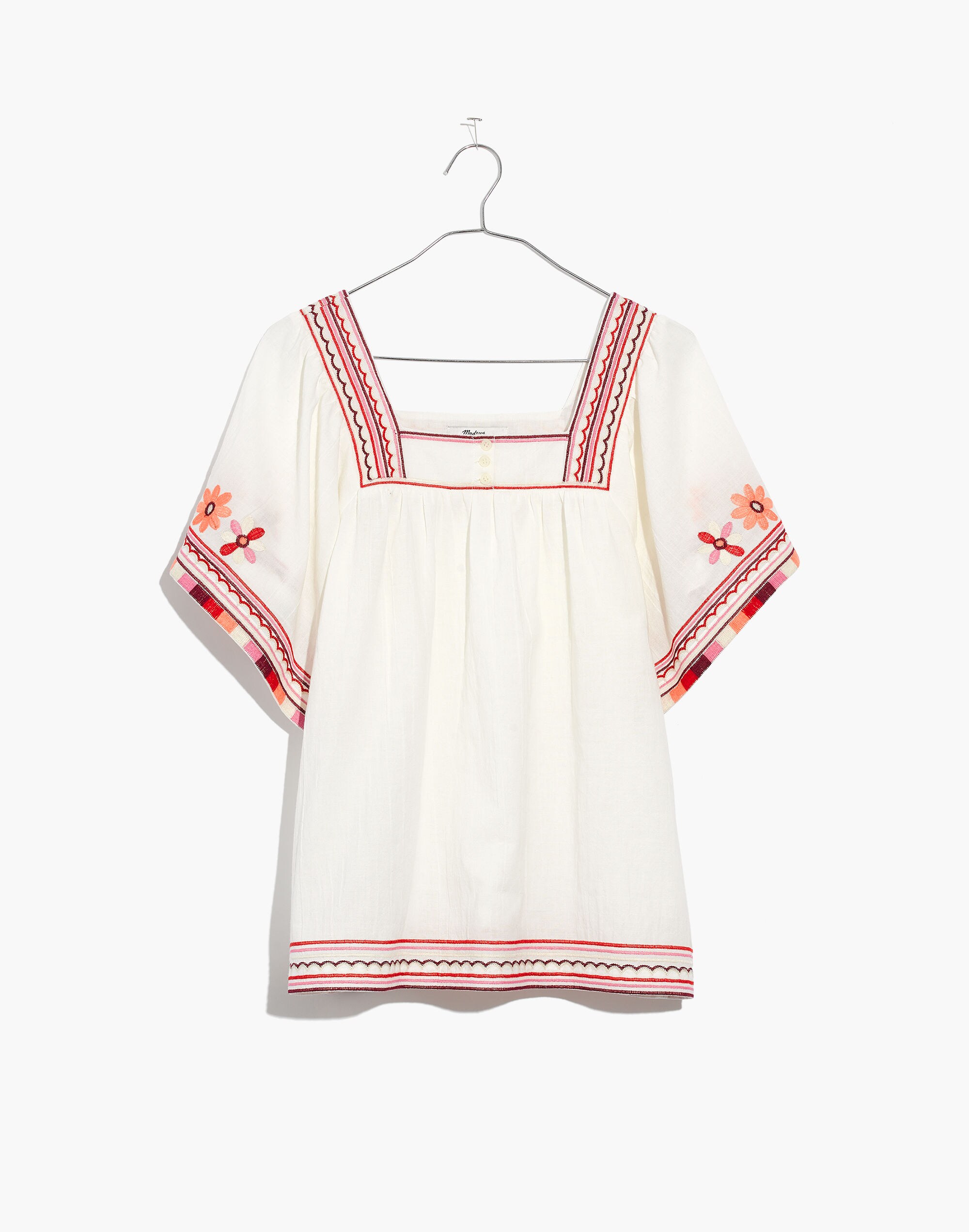 Embroidered Sandblossom Top
