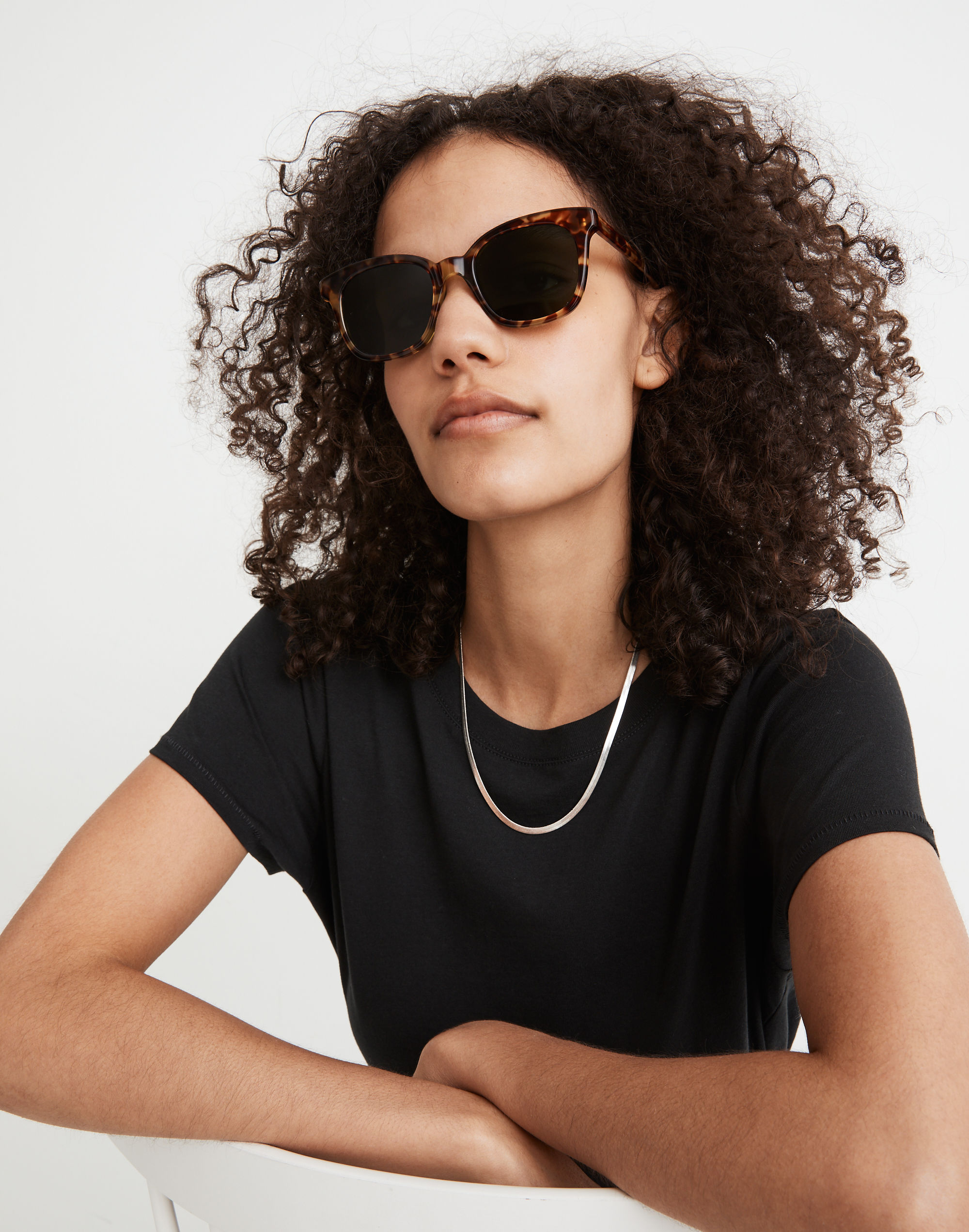 Venice Flat-Frame Sunglasses