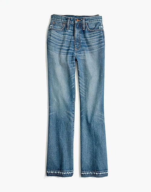 Rigid Flare Jeans: Drop-Hem Edition