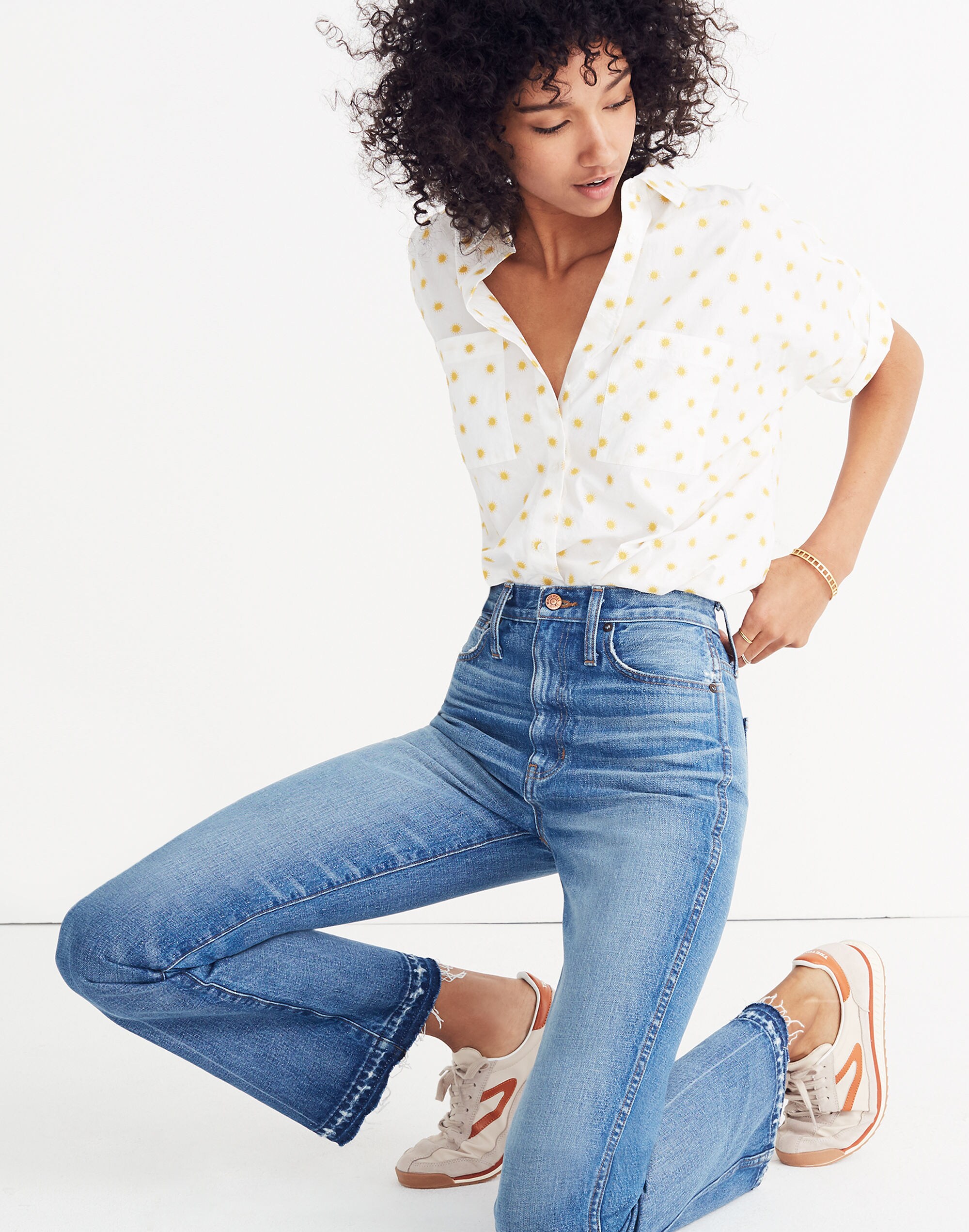 Tall Rigid Flare Jeans: Drop-Hem Edition