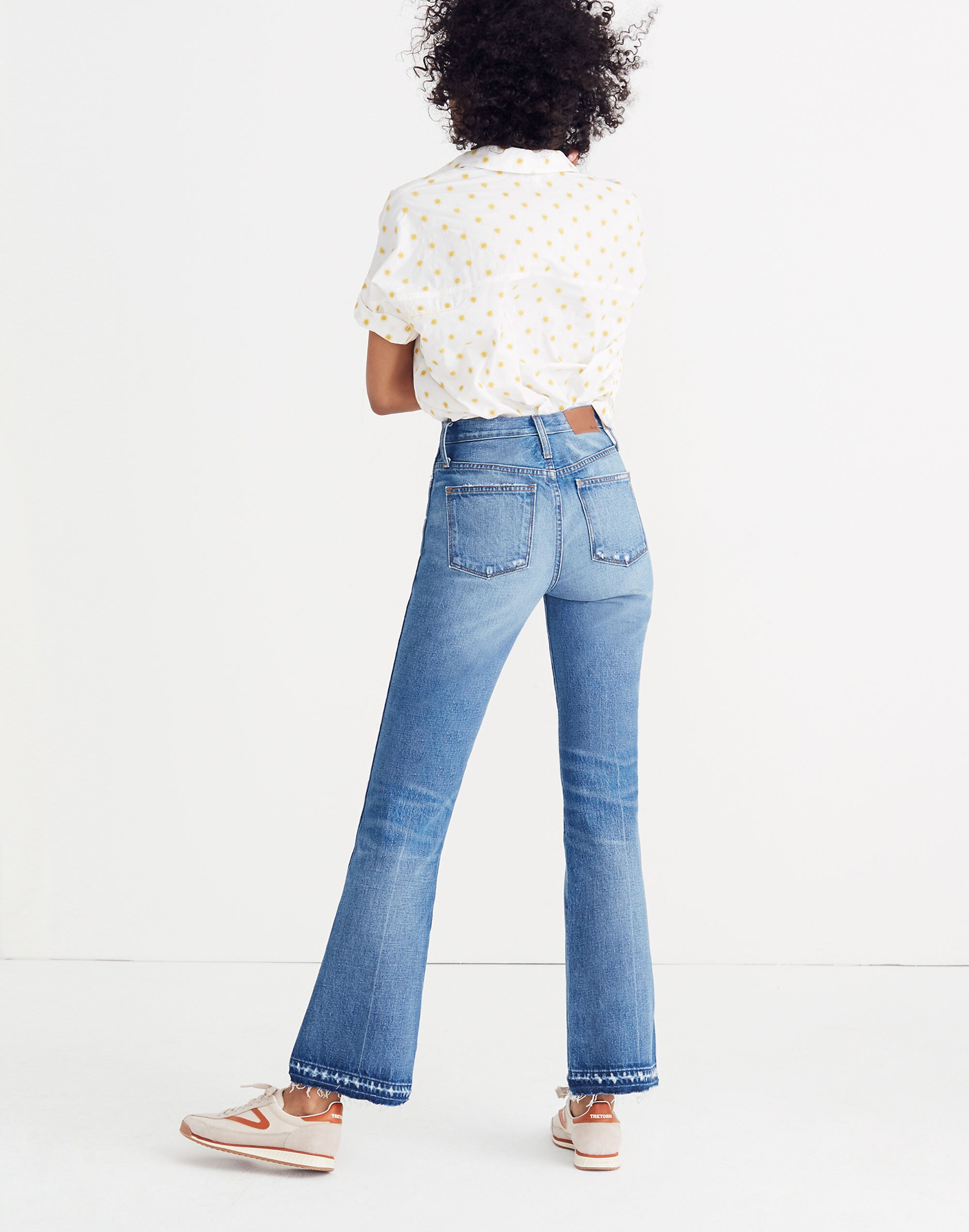 Tall Rigid Flare Jeans: Drop-Hem Edition