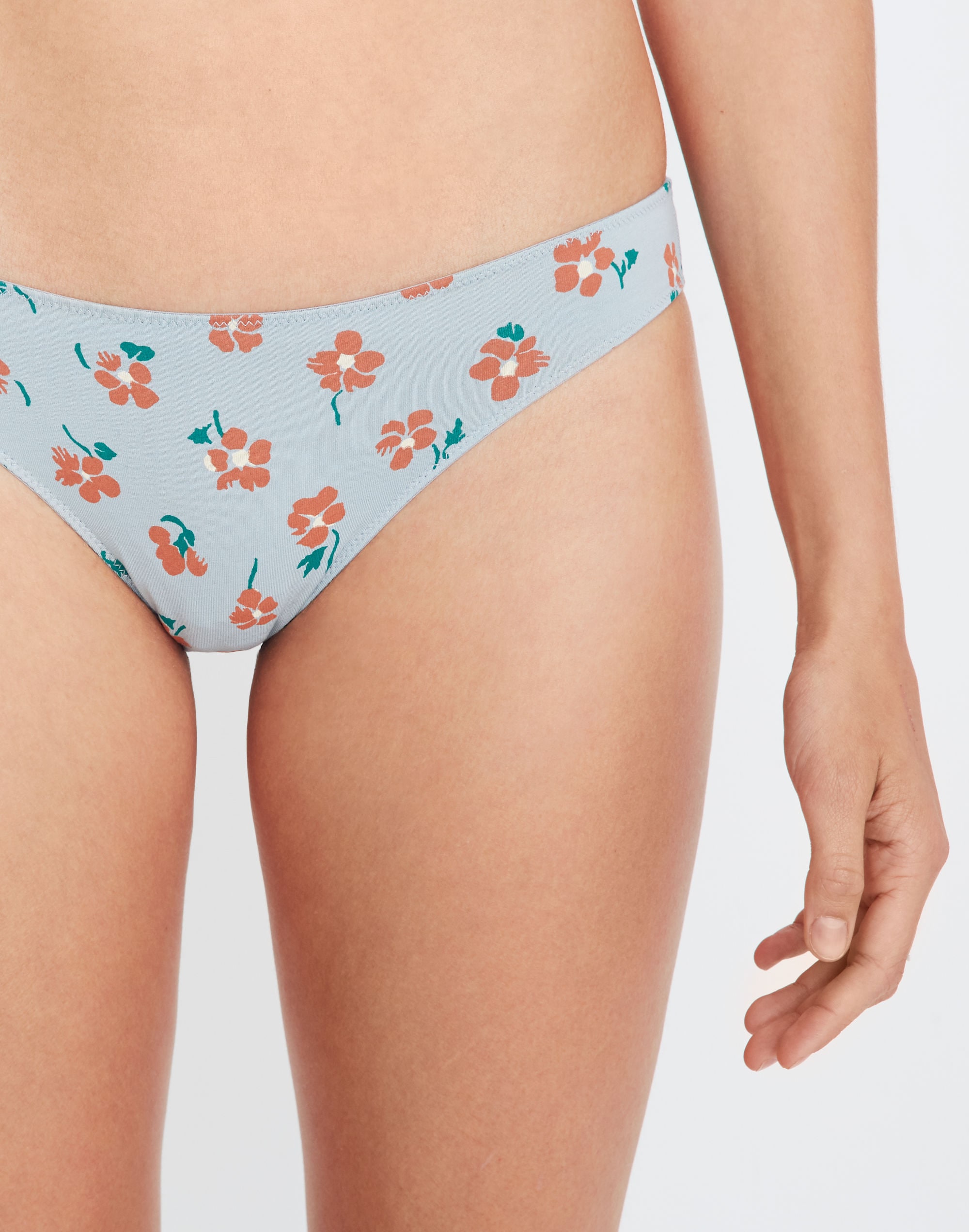 Cotton-Modal&reg; Bikini in Pressed Flowers