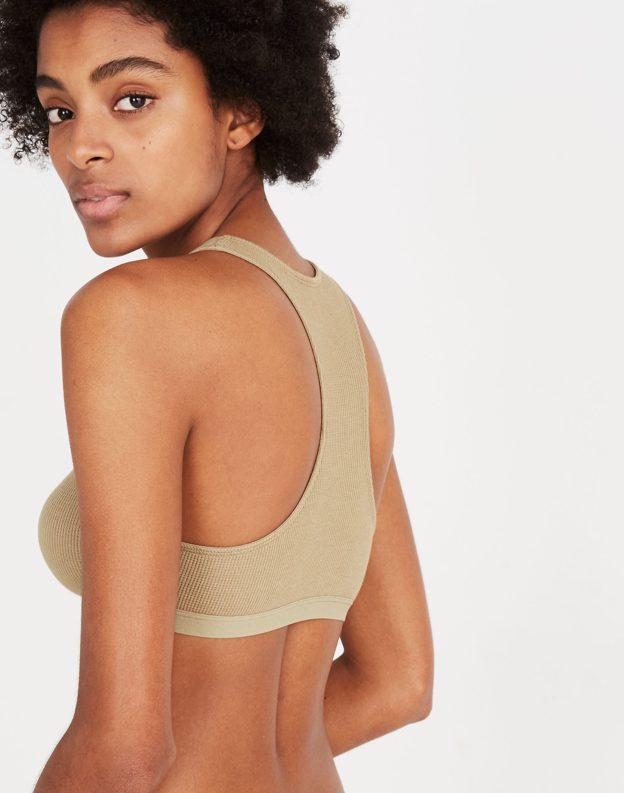 Waffle Knit Jayna Bralette
