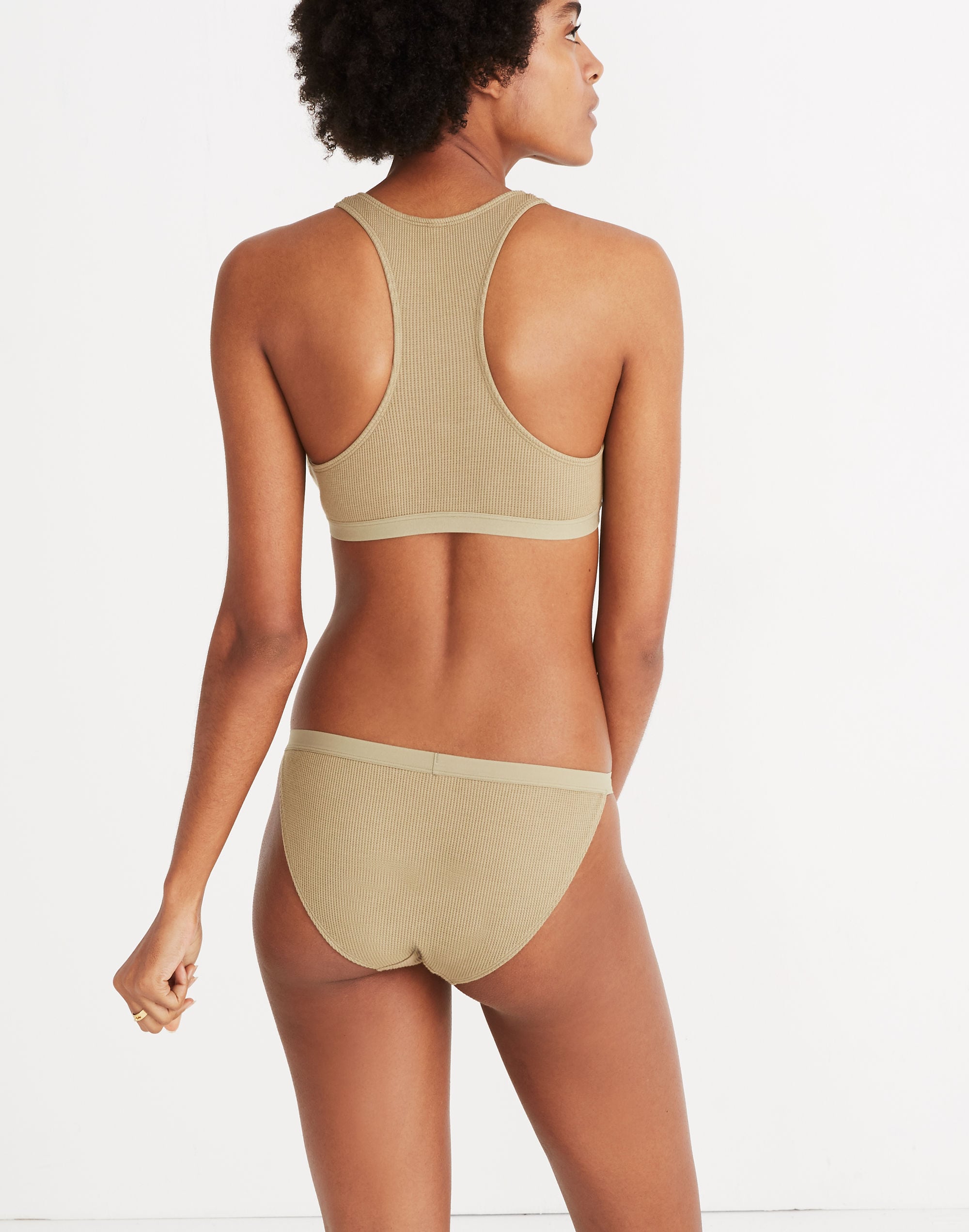 Waffle Knit String Bikini