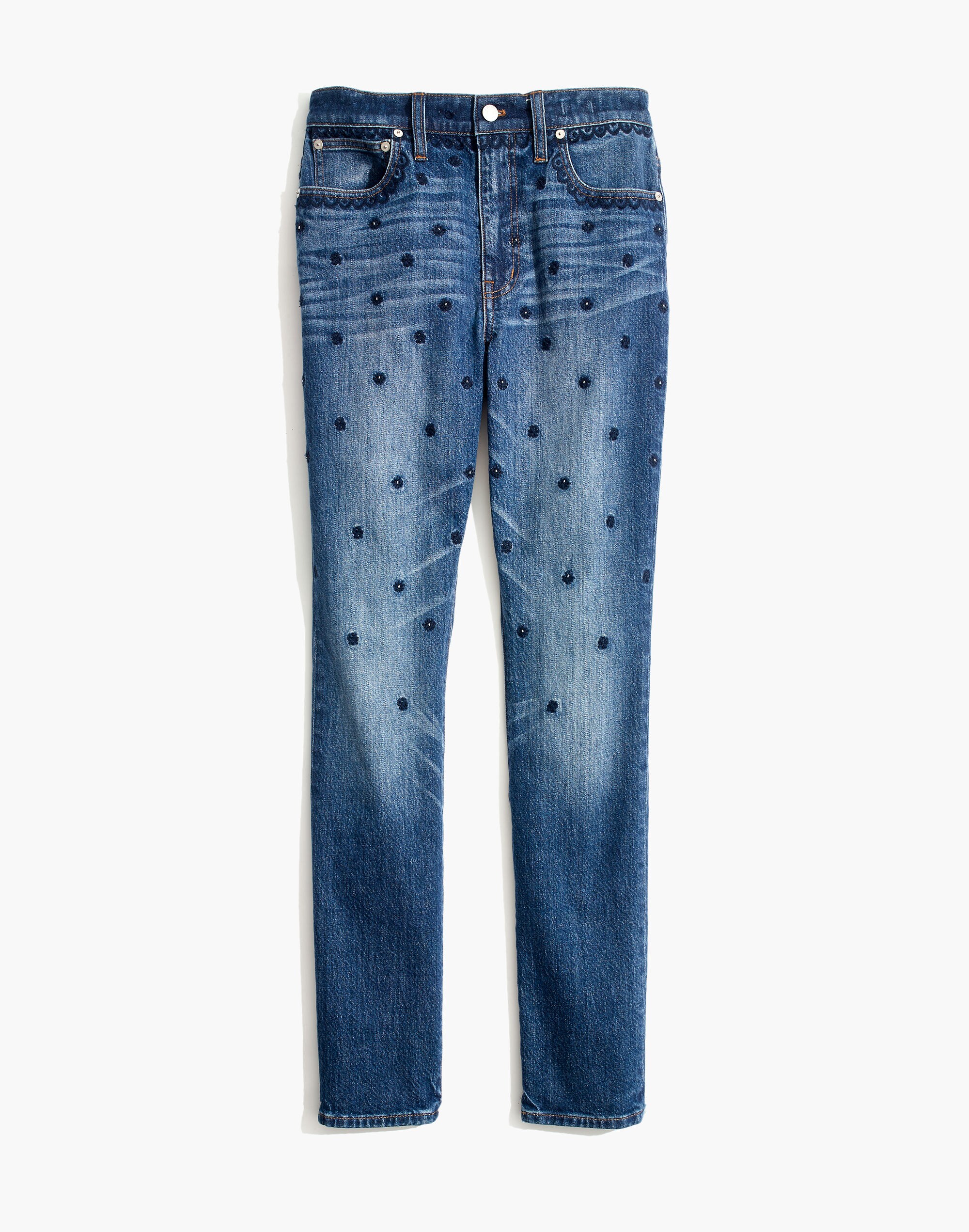 The High-Rise Slim Boyjean: Beaded Edition