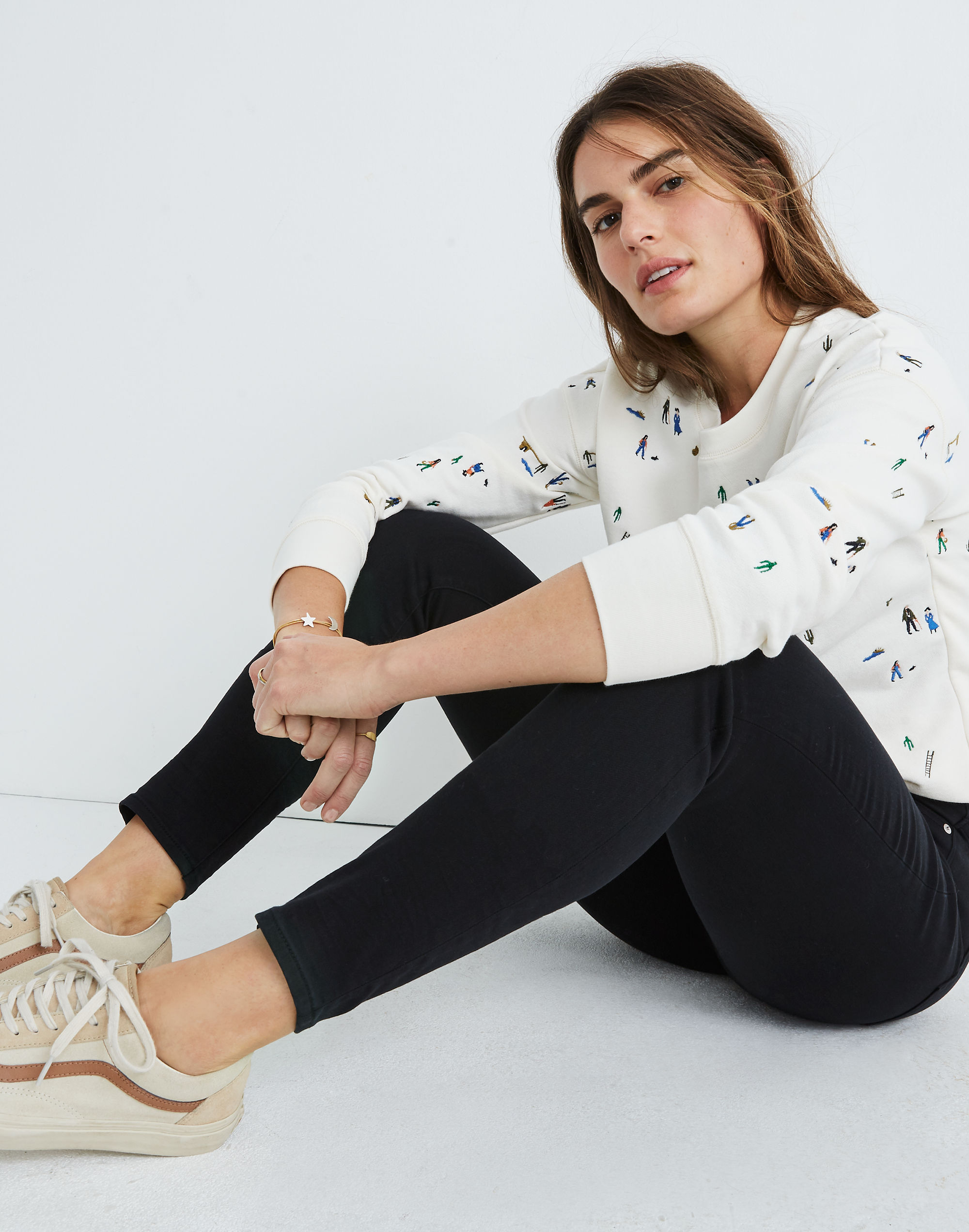 Tall 9" Mid-Rise Skinny Jeans in Lunar Wash: TENCEL&trade; Denim Edition