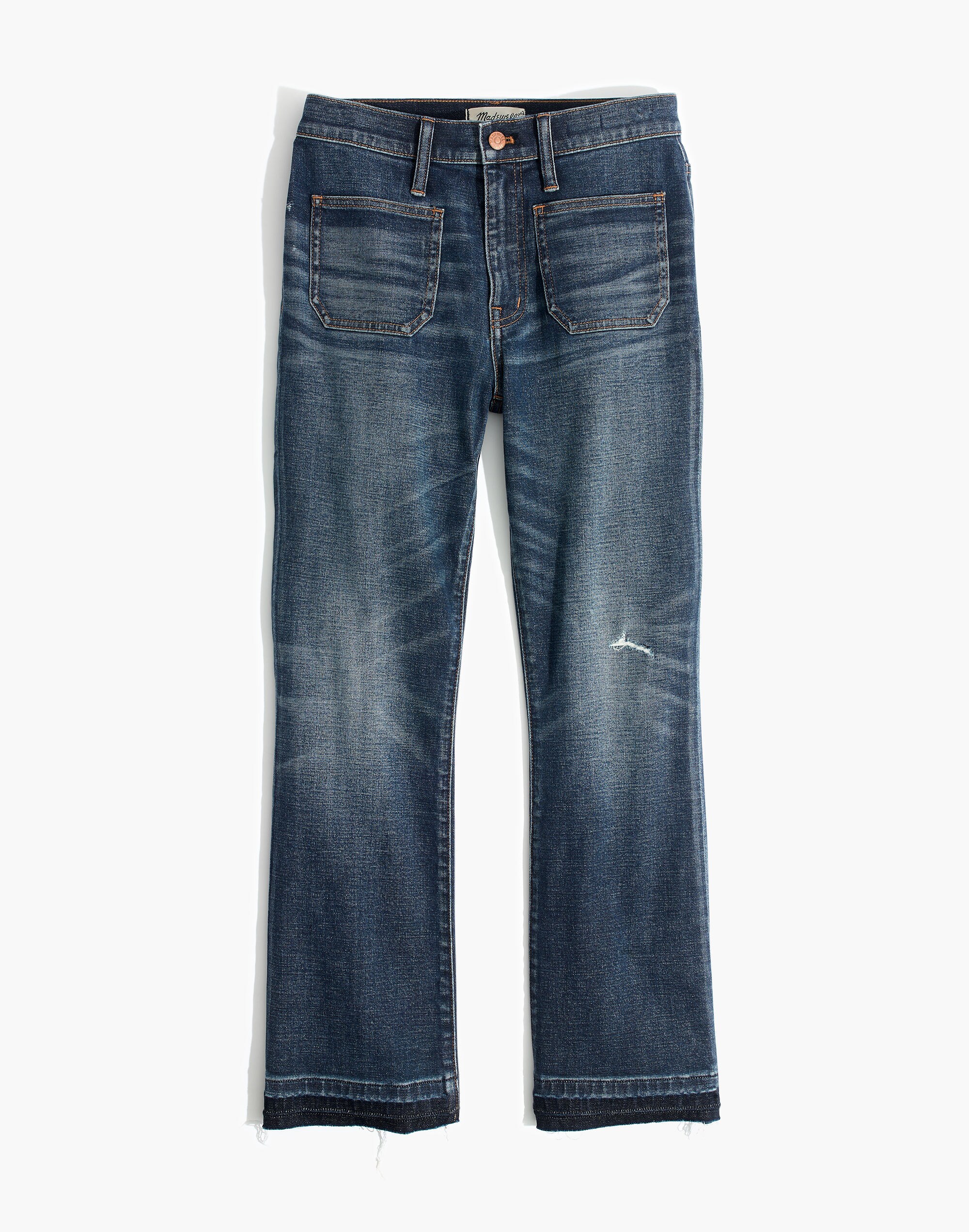 Tall Cali Demi-Boot Jeans: Patch Pocket Edition