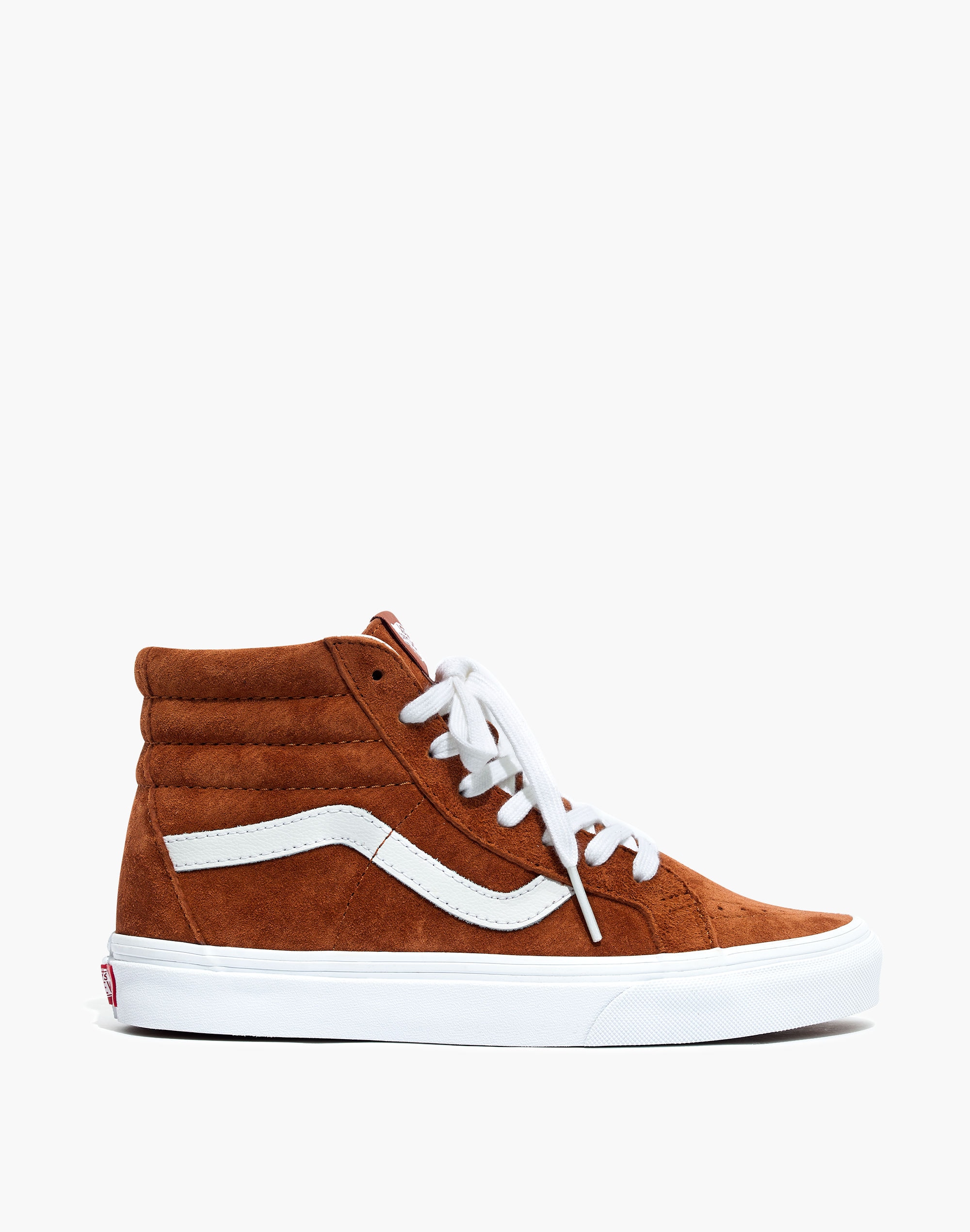 Vans&reg; Unisex SK8-Hi Reissue High-Top Sneakers in Brown Suede