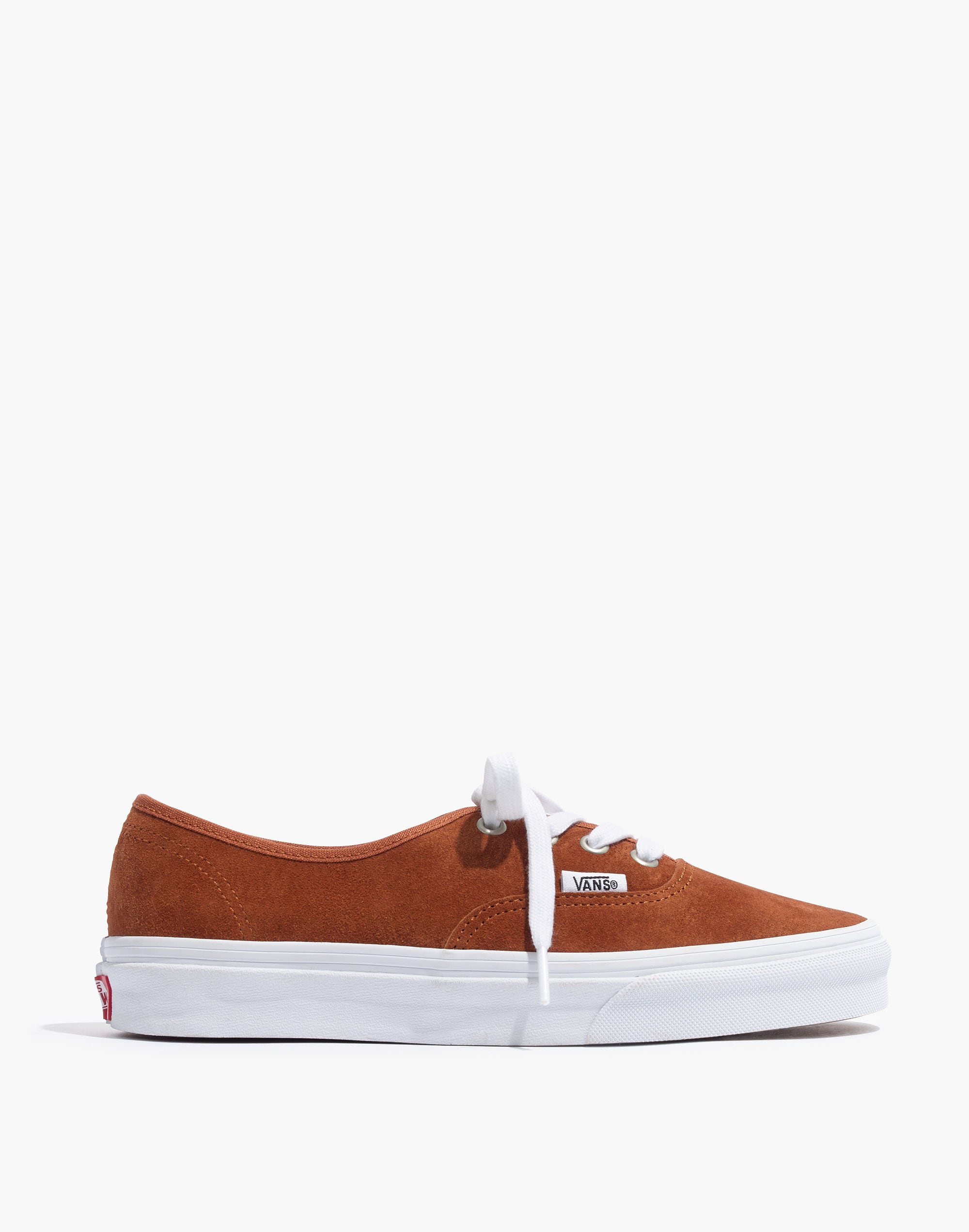 Vans&reg; Unisex Authentic Lace-Up Sneakers in Brown Suede