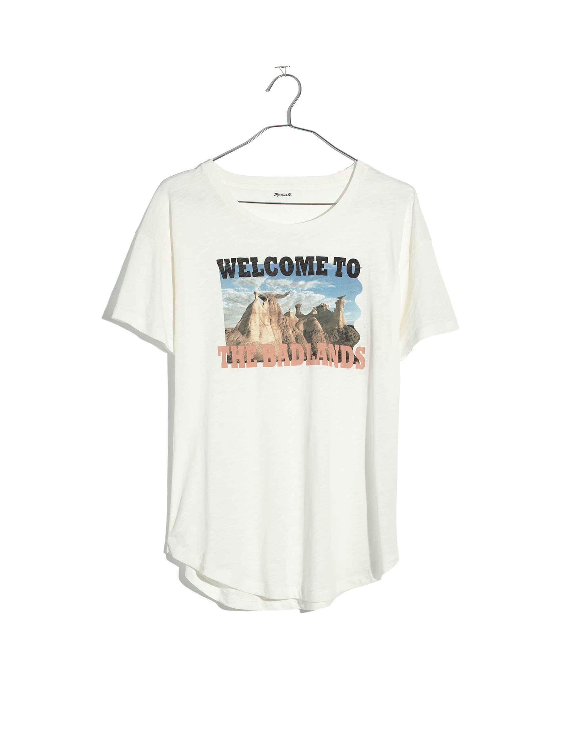 Welcome to the Badlands Whisper Cotton Crewneck Tee