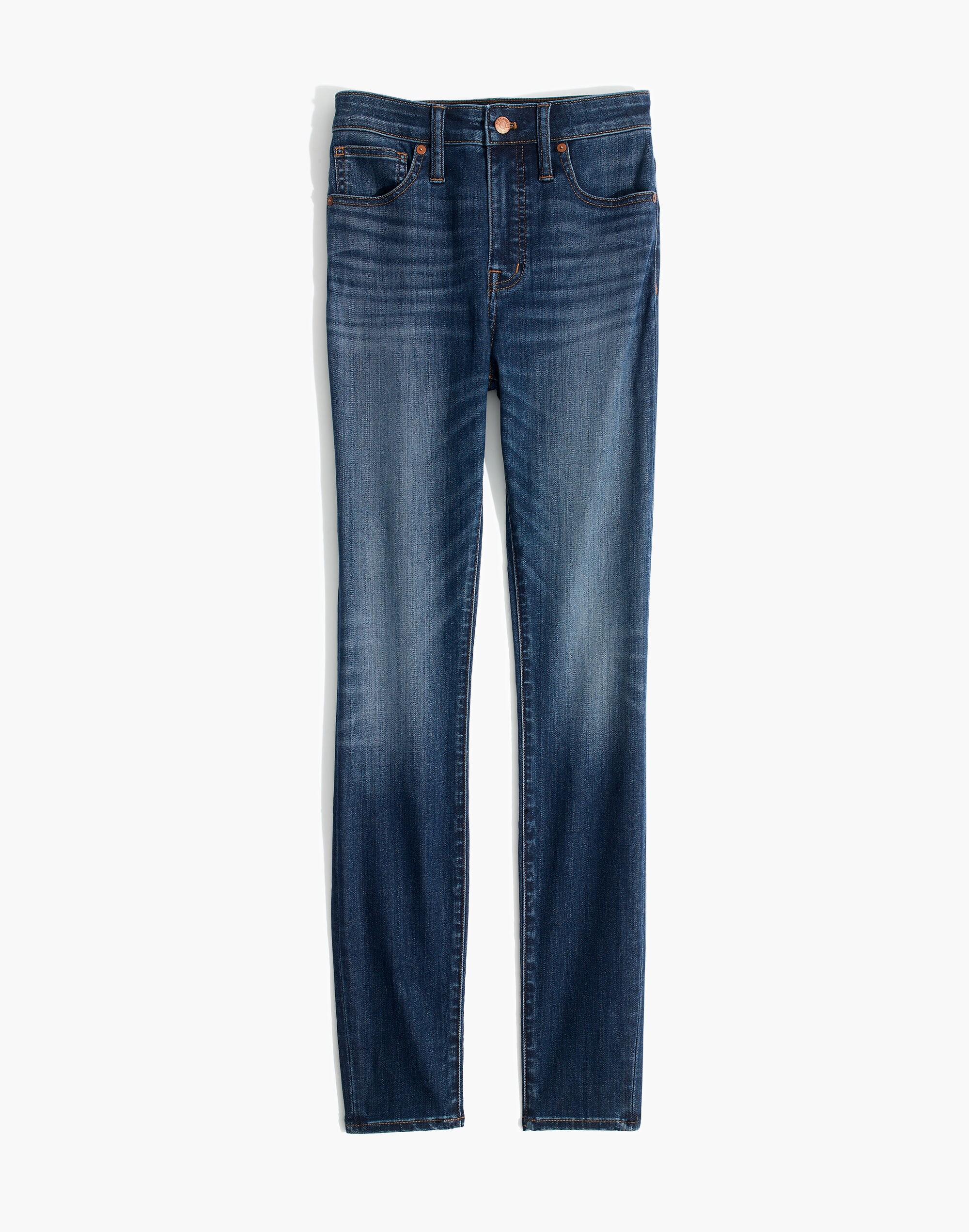 Curvy High-Rise Skinny Jeans in Danny Wash: TENCEL&trade; Denim Edition