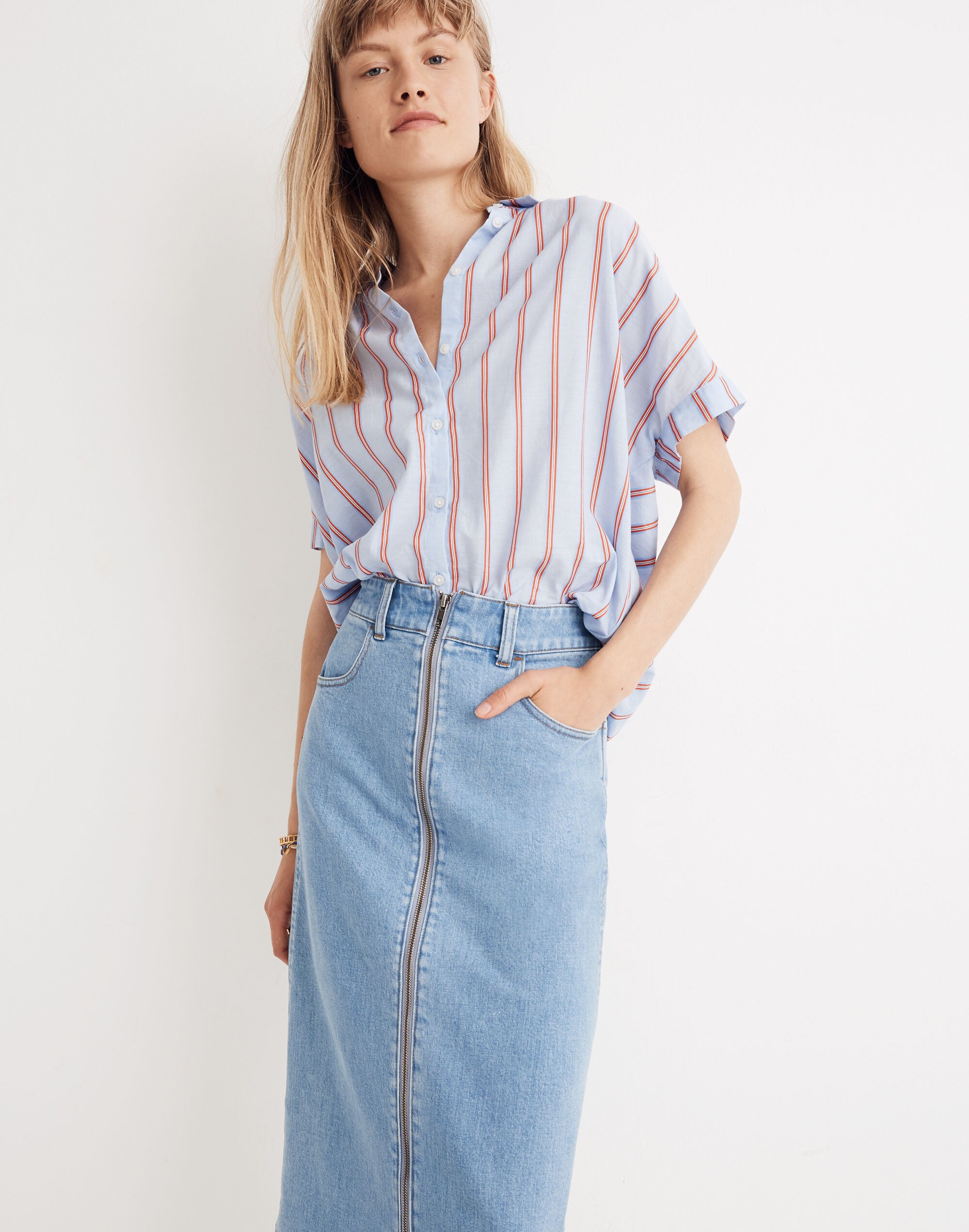 Central Shirt in Atwater Stripe