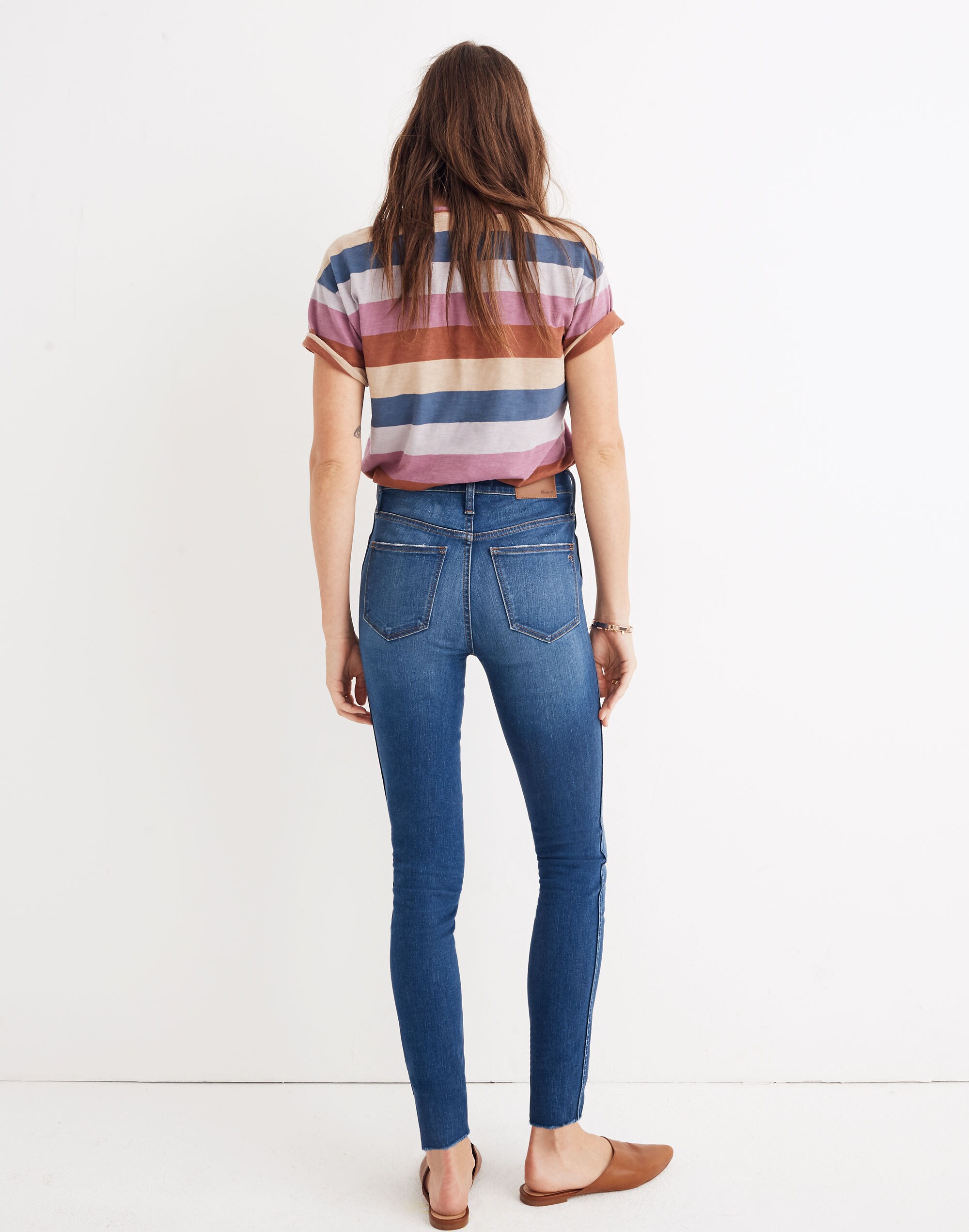 Tall 10" High-Rise Skinny Jeans in Hanna Wash