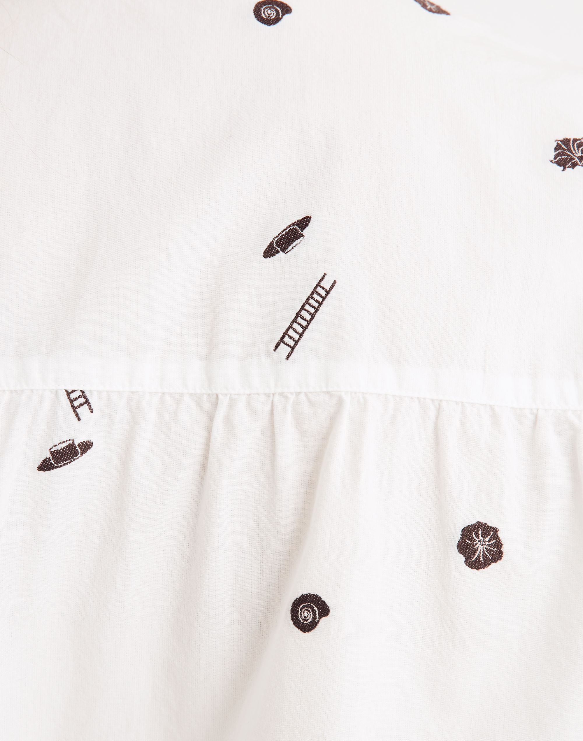 Seamed Button-Down Shirt in El Rancho