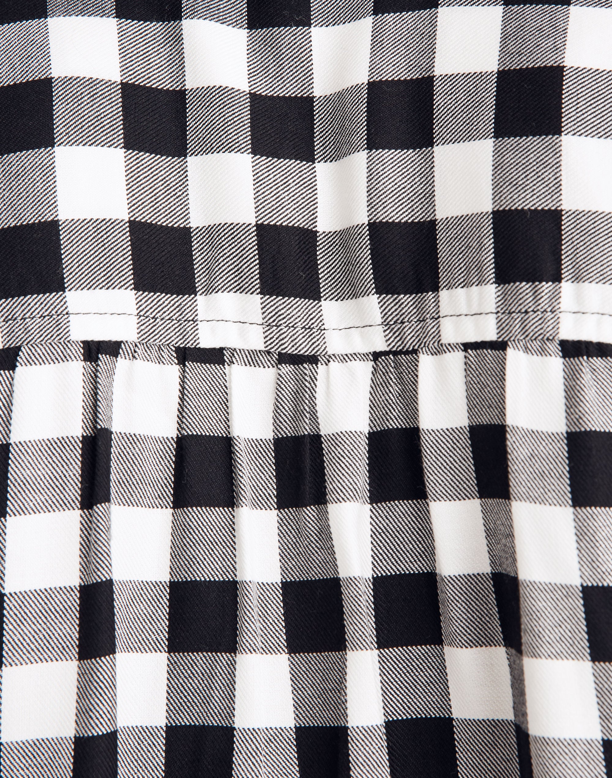 Wrap-Front Shirt in Buffalo Check