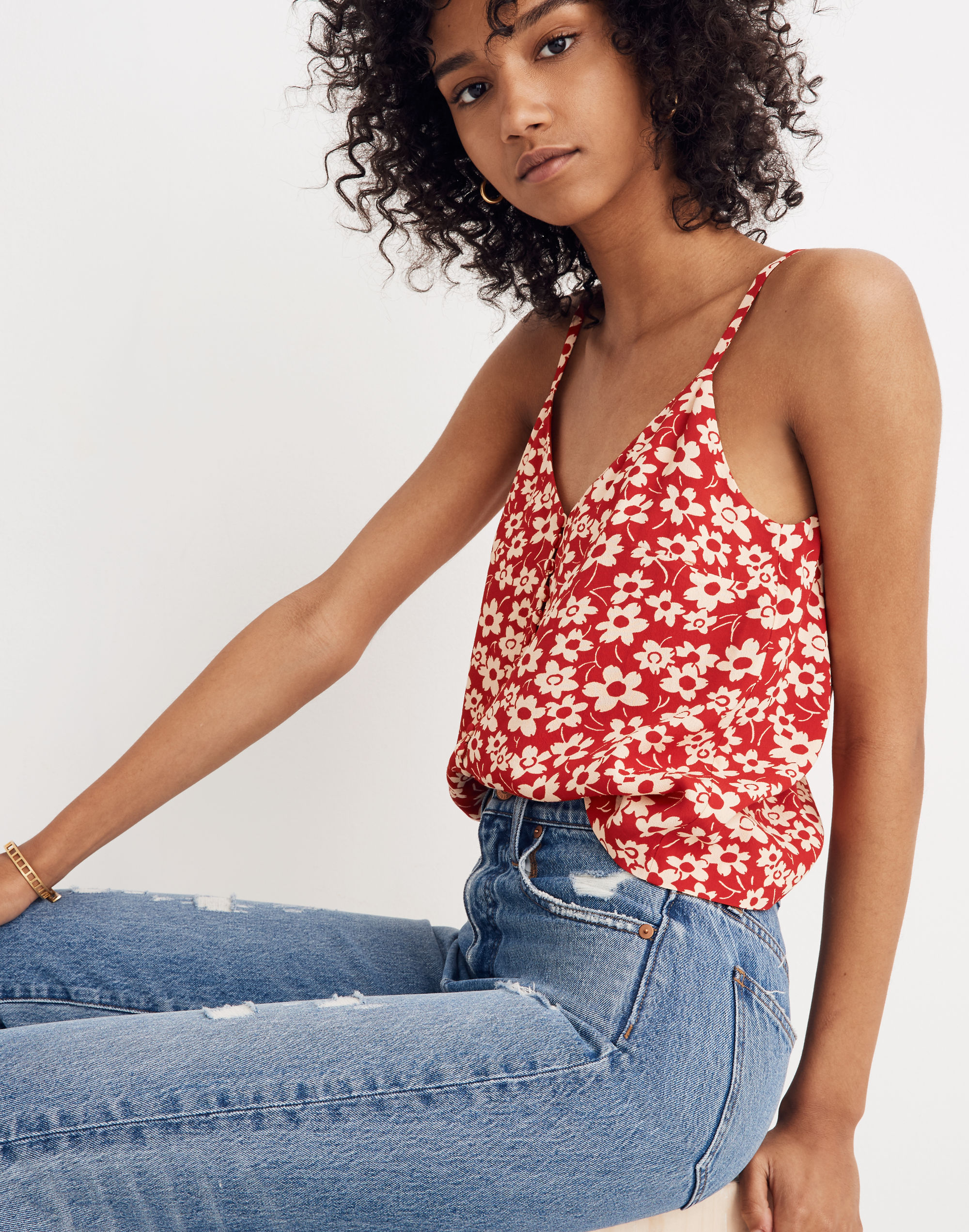 Button-Down Cami in Full Bloom