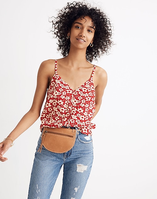 Women's Button-Down Cami in Full Bloom