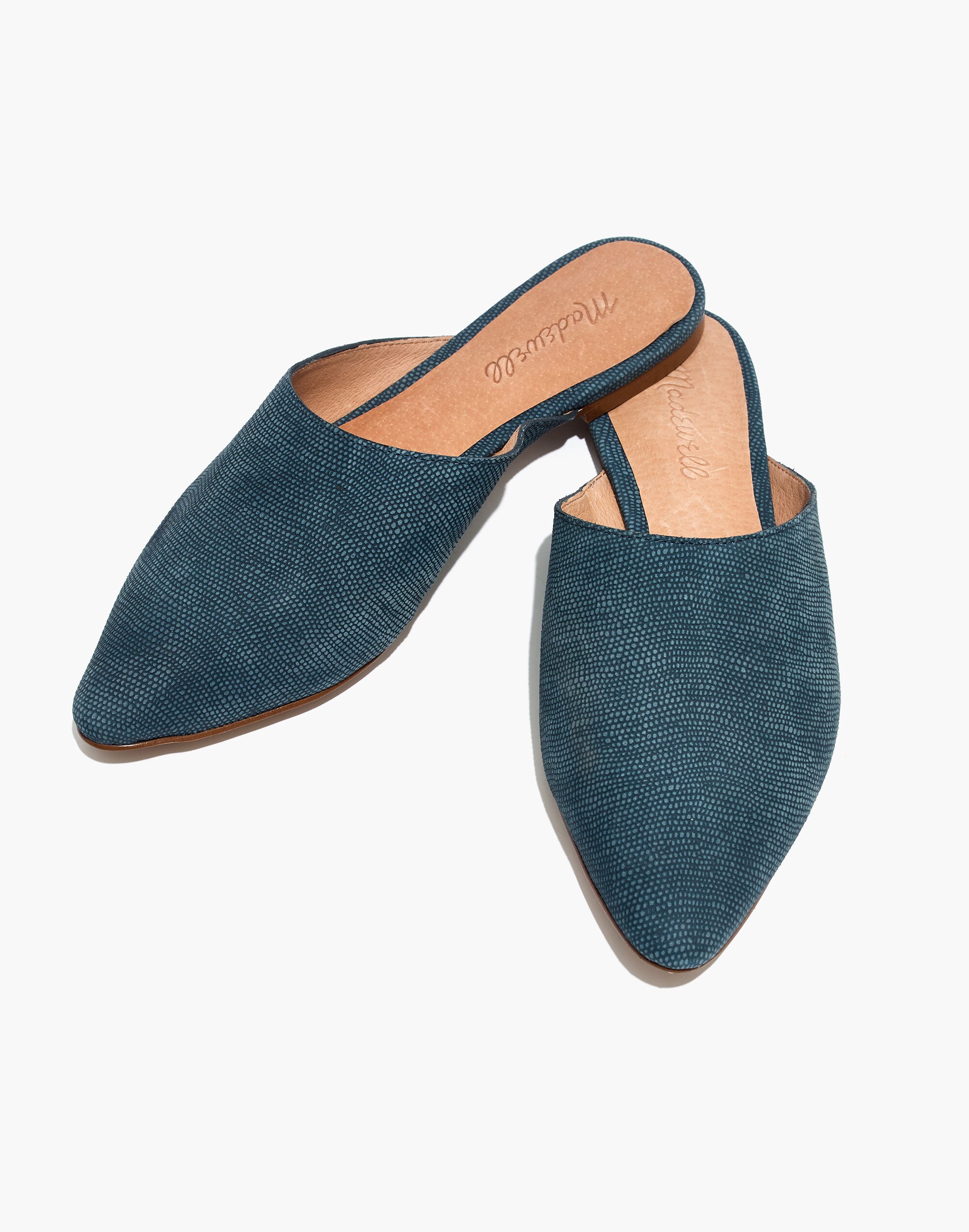 The Remi Mule in Stamped Lizard