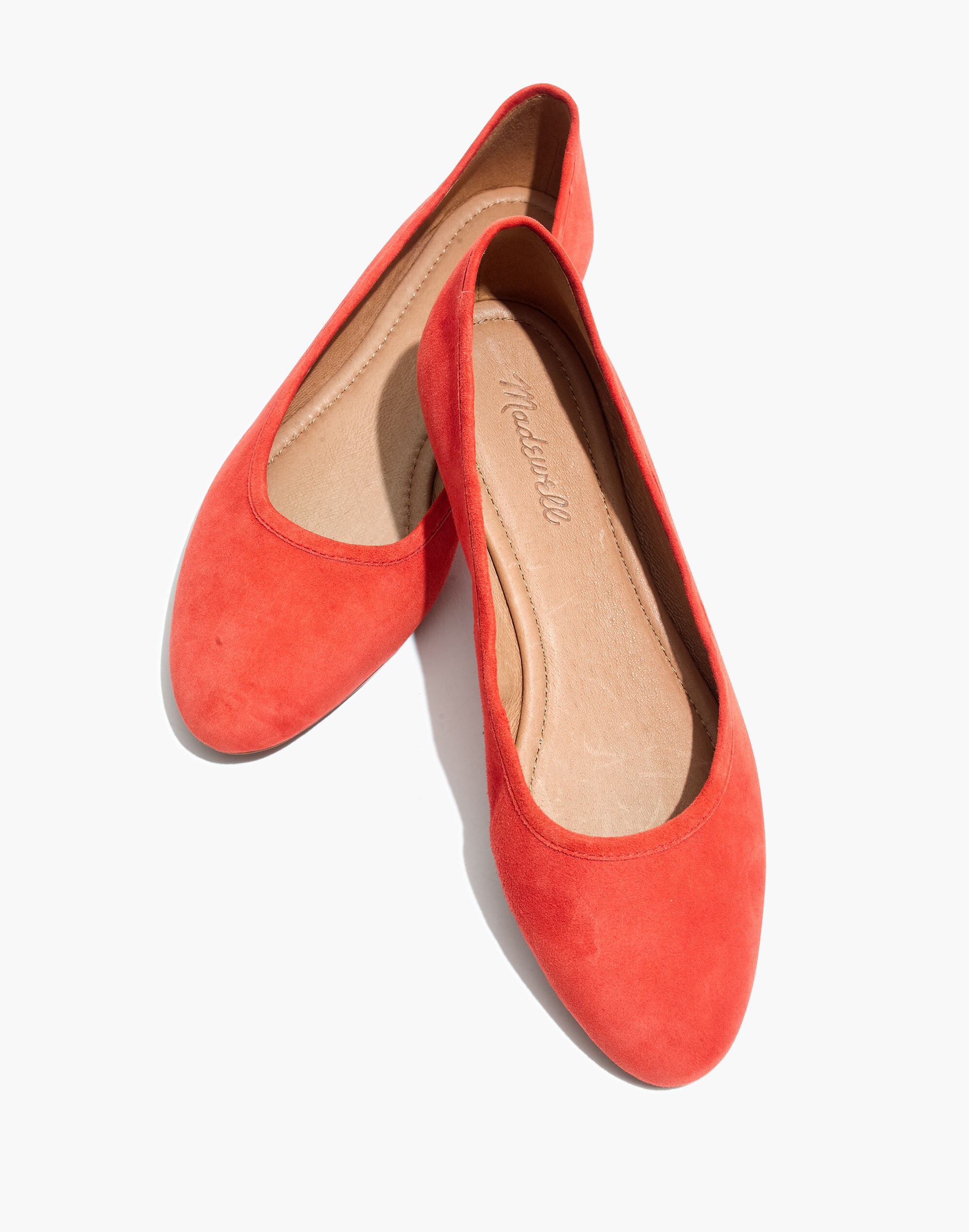 The Reid Ballet Flat in Suede