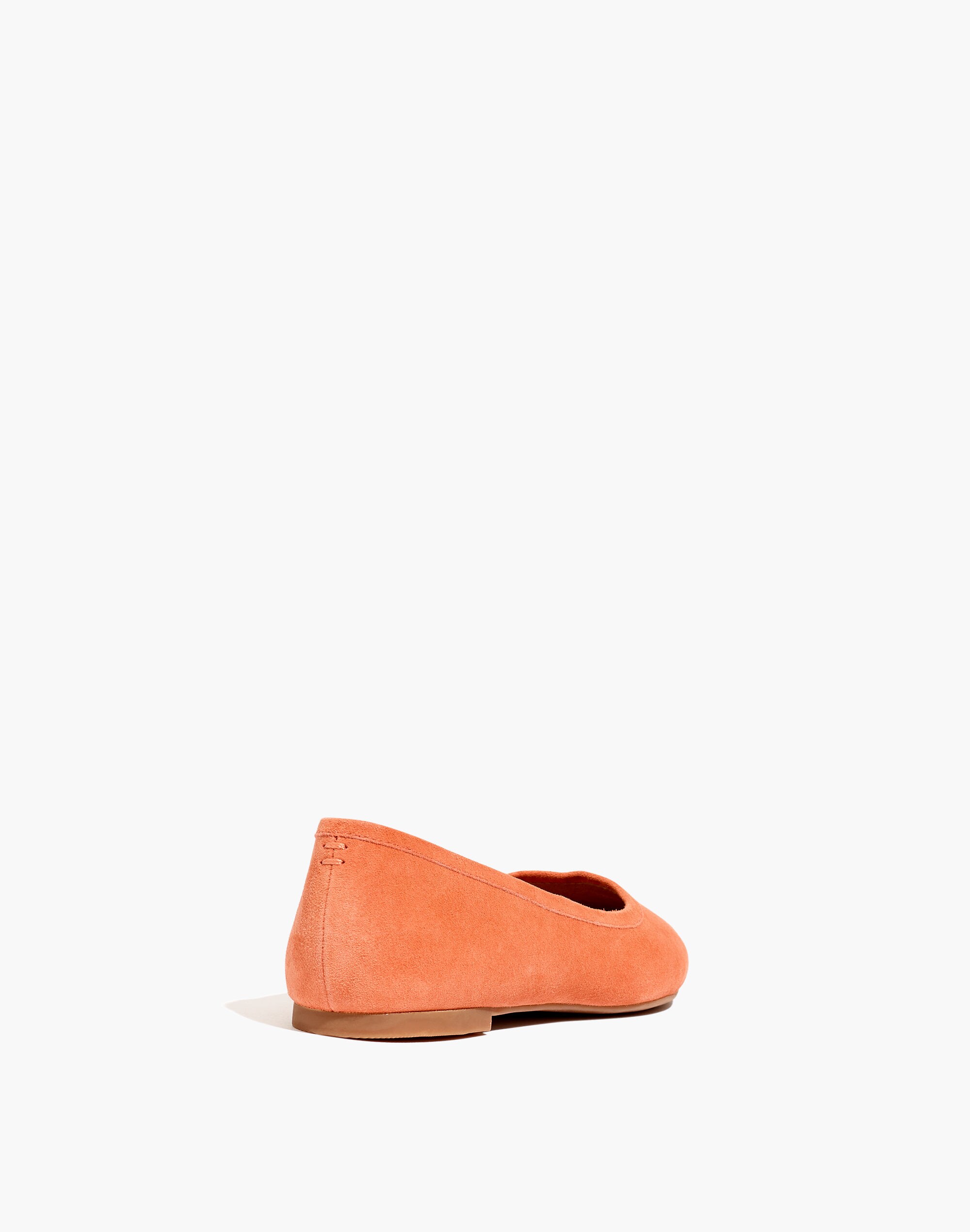 The Reid Ballet Flat in Suede