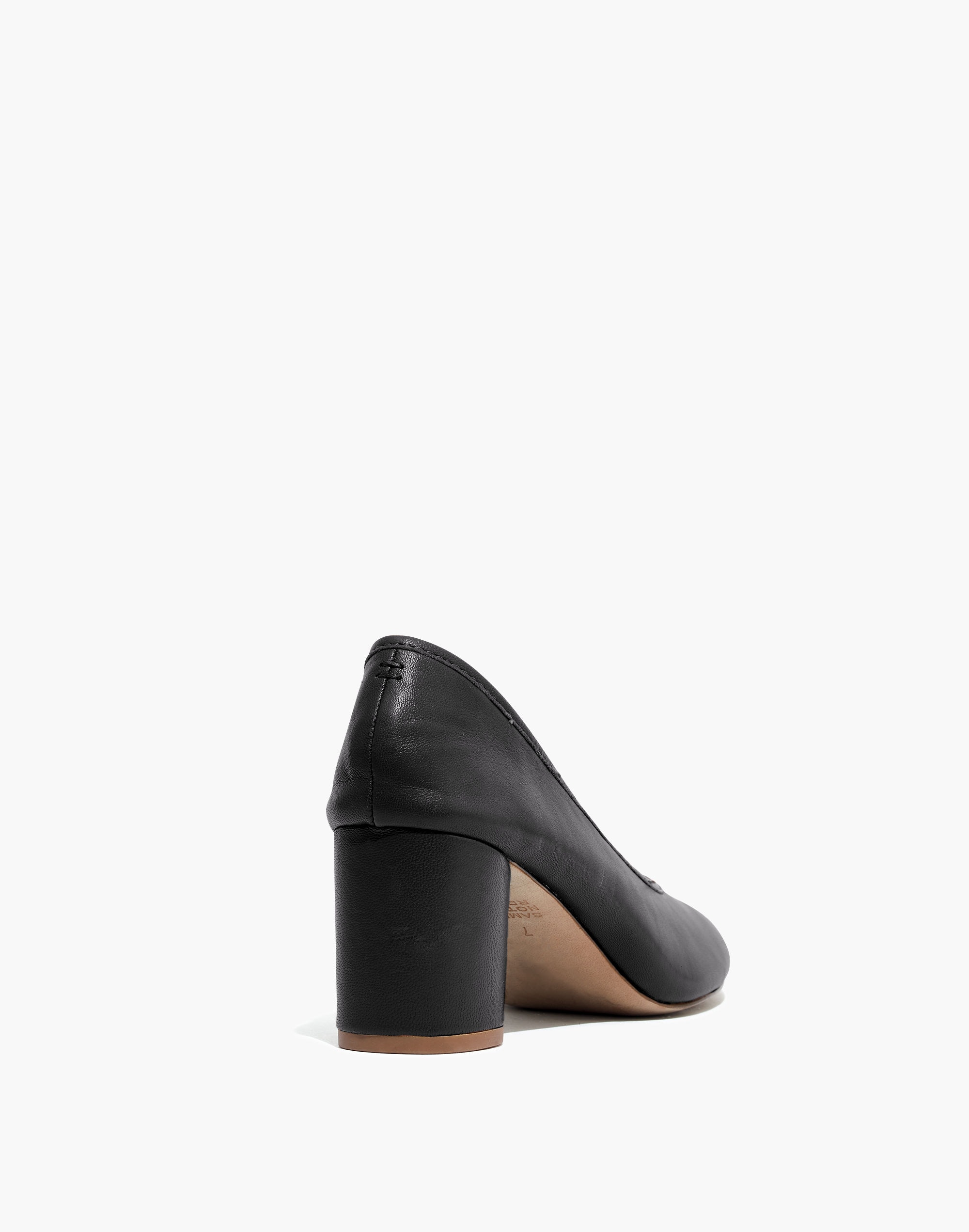 The Reid Pump in Leather