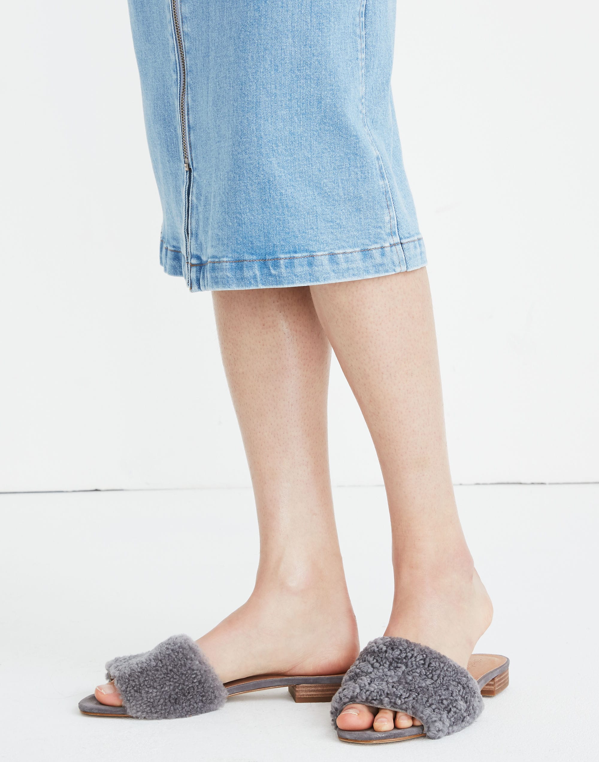 The Jackson Shearling Slide Sandal