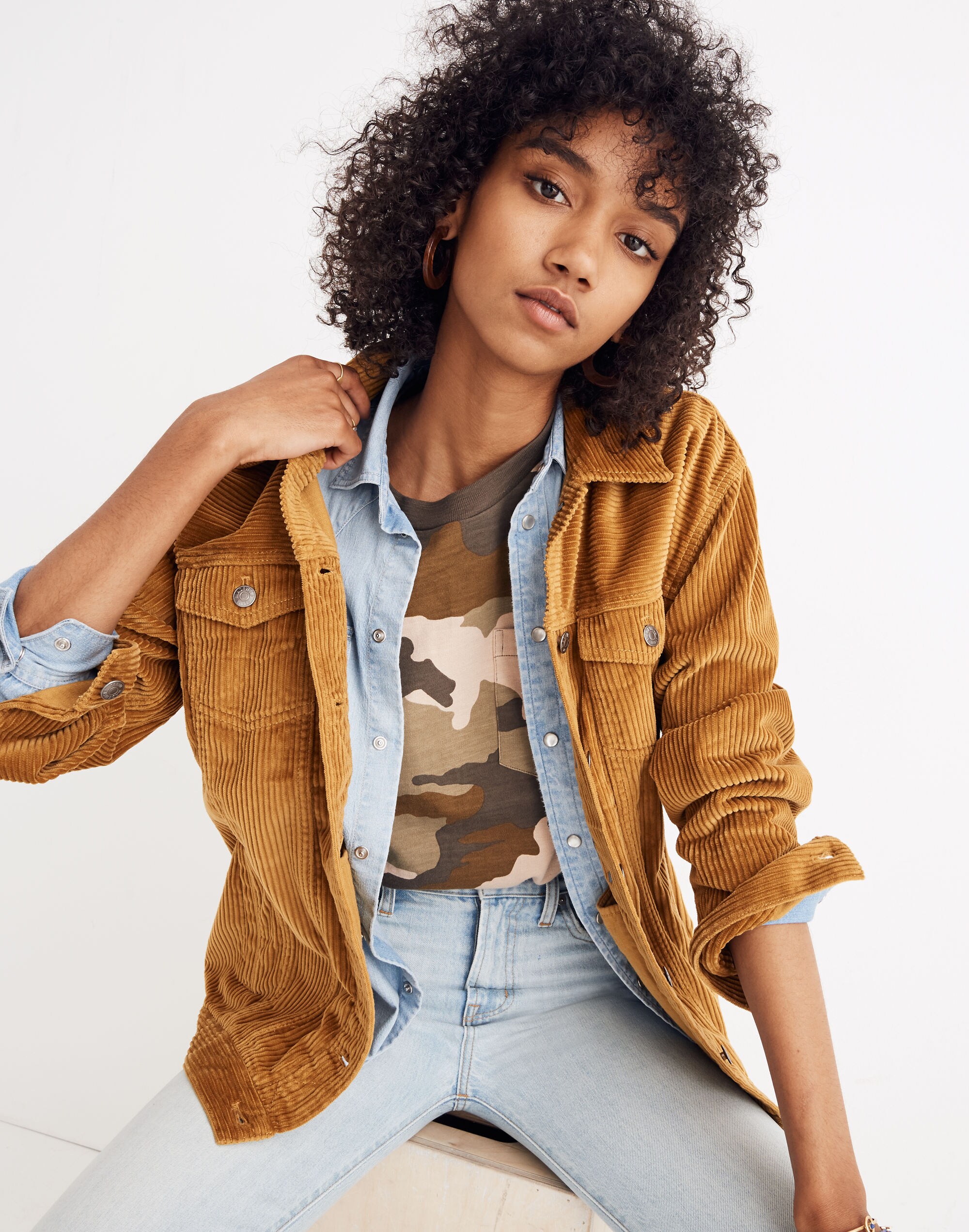 The Oversized Jean Jacket: Corduroy Edition
