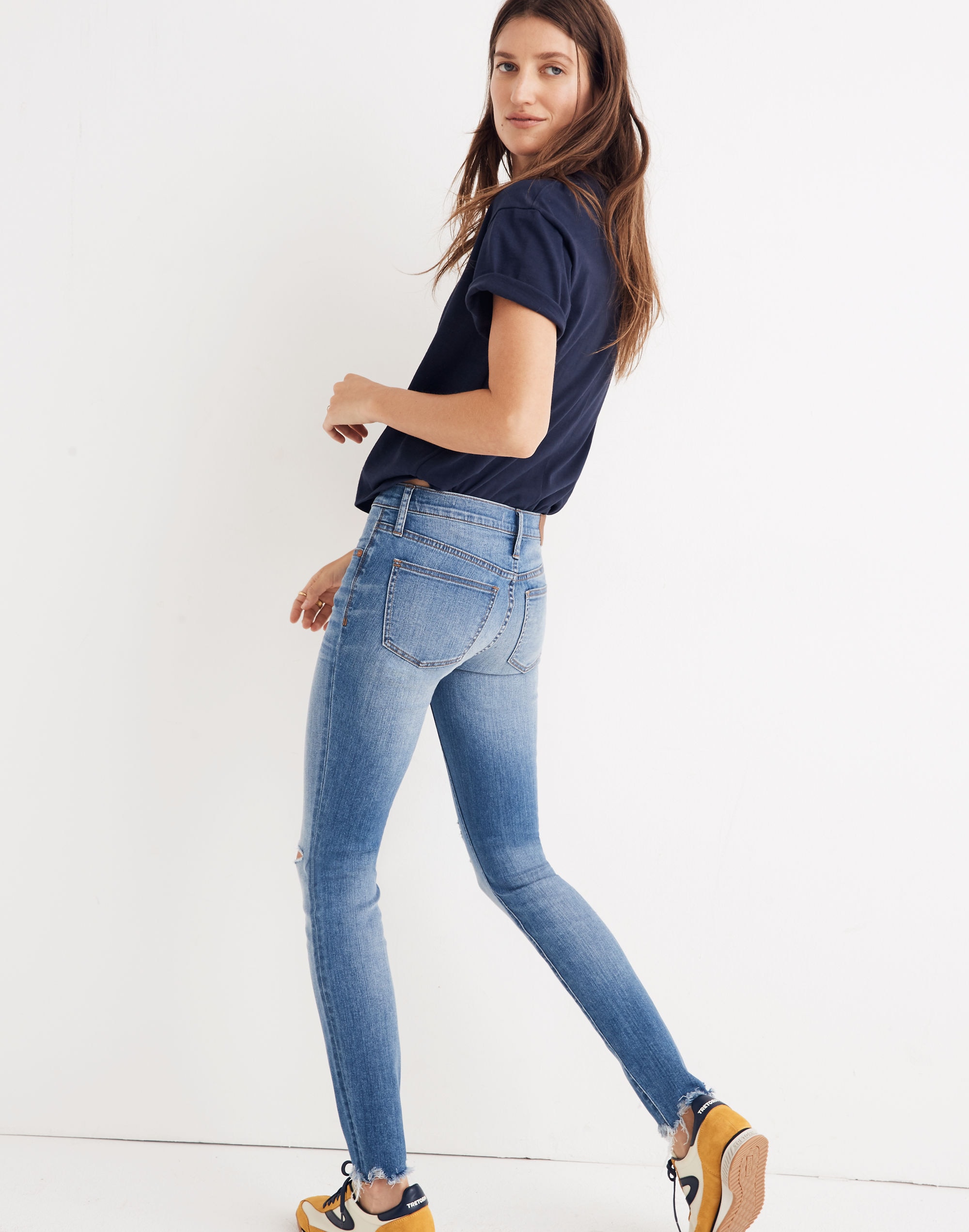 Tall 8" Skinny Jeans in Frankie Wash