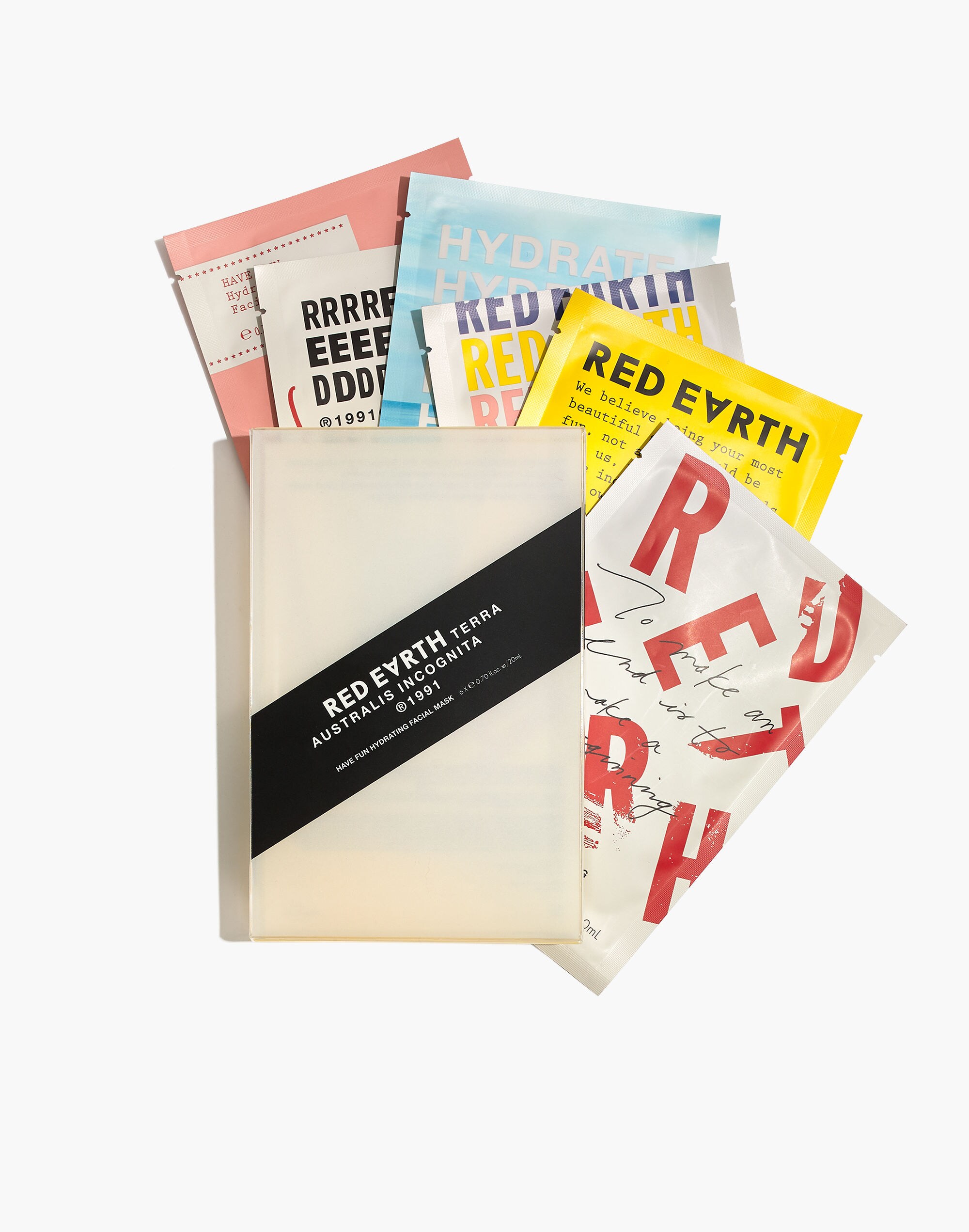 Red Earth 6 Piece Have Fun Hydrating Facial Mask Set