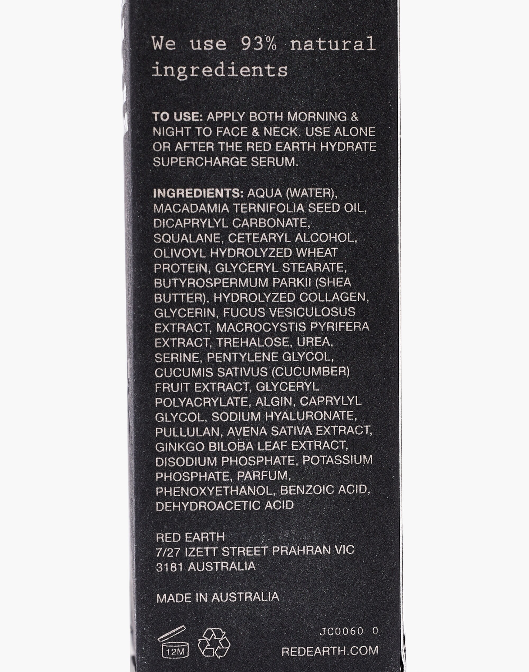 Red Earth Hydrate Nourishing Lotion with Tasmanian Sea Kelp