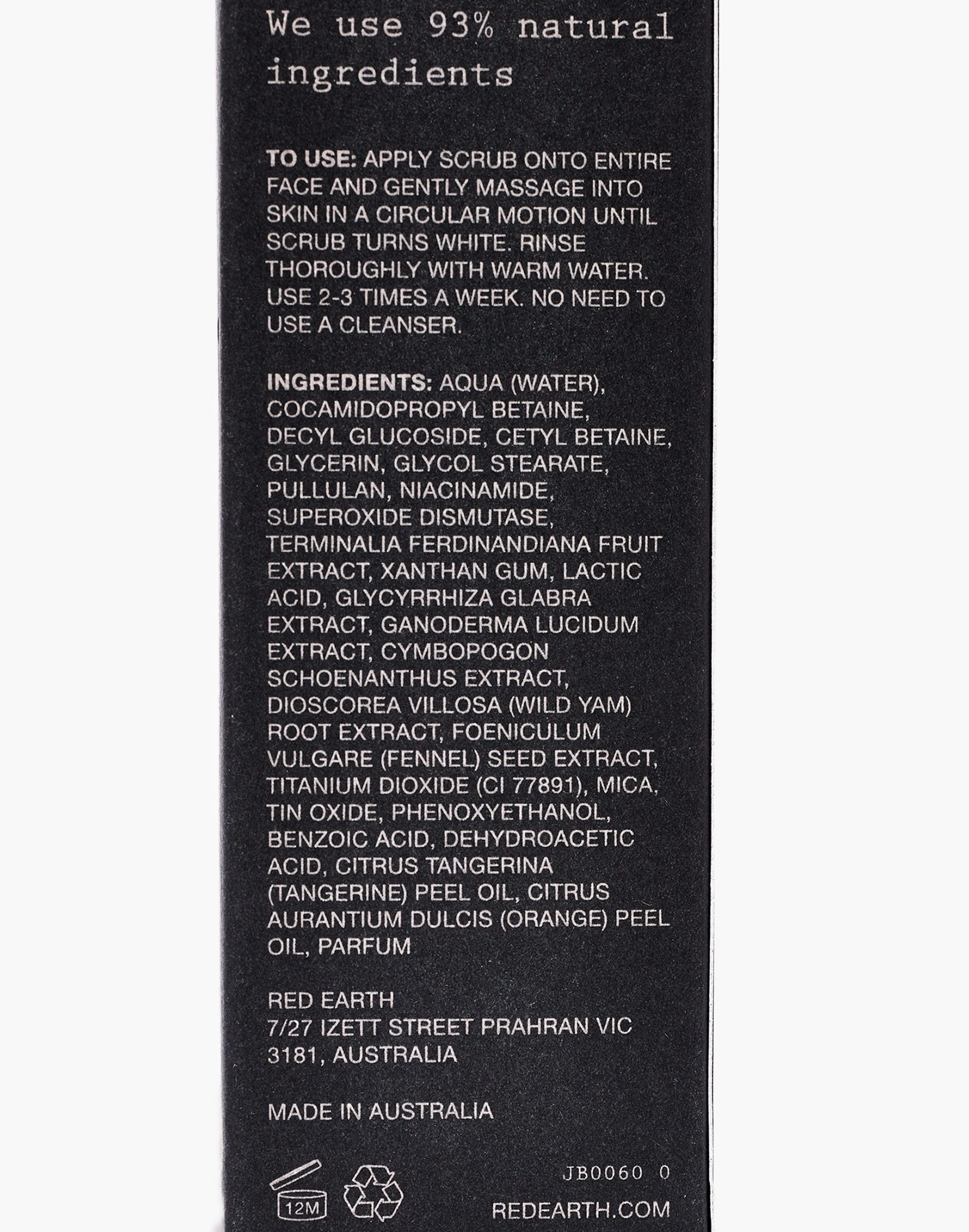 Red Earth Brighten Refining Scrub with Kakadu Plum