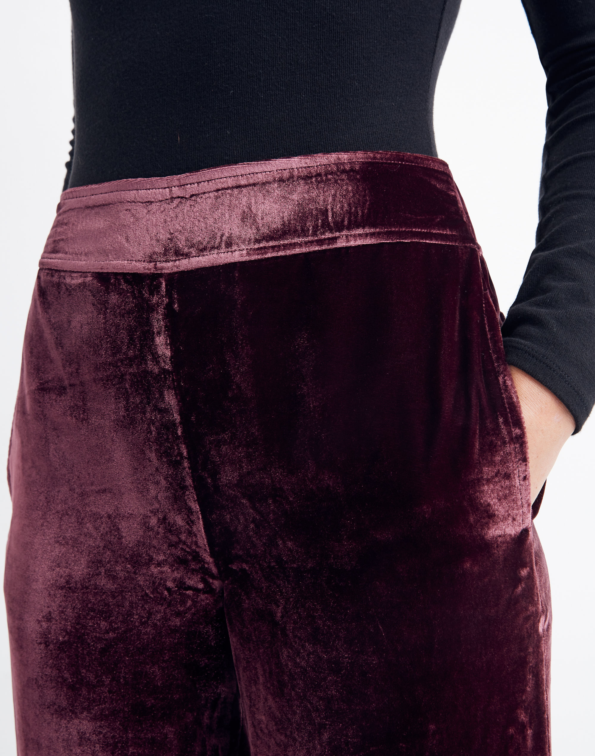 Velvet Huston Pull-On Crop Pants