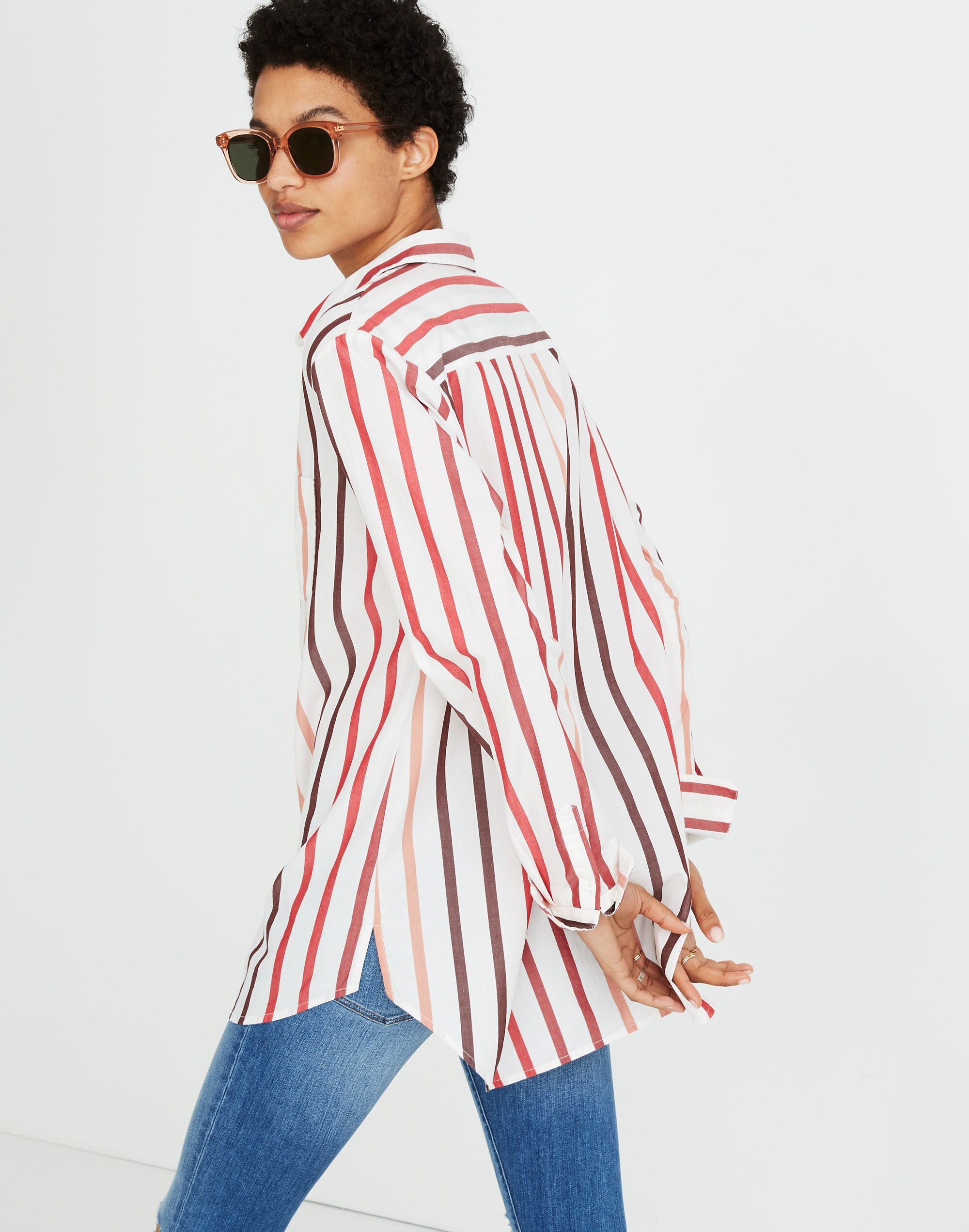 Oversized Ex-Boyfriend Shirt in Lorelei Stripe