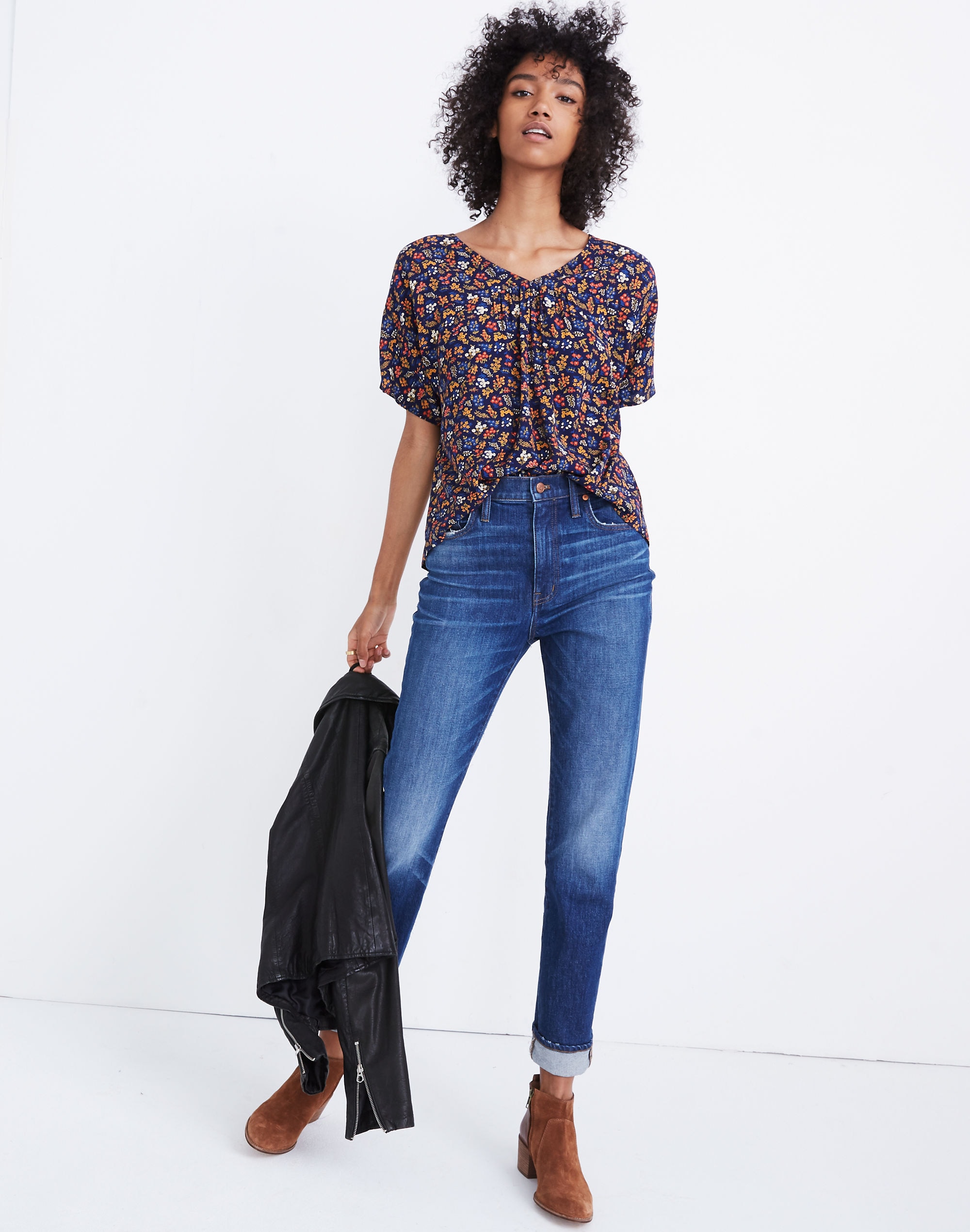 Rhyme Top in Garden Party