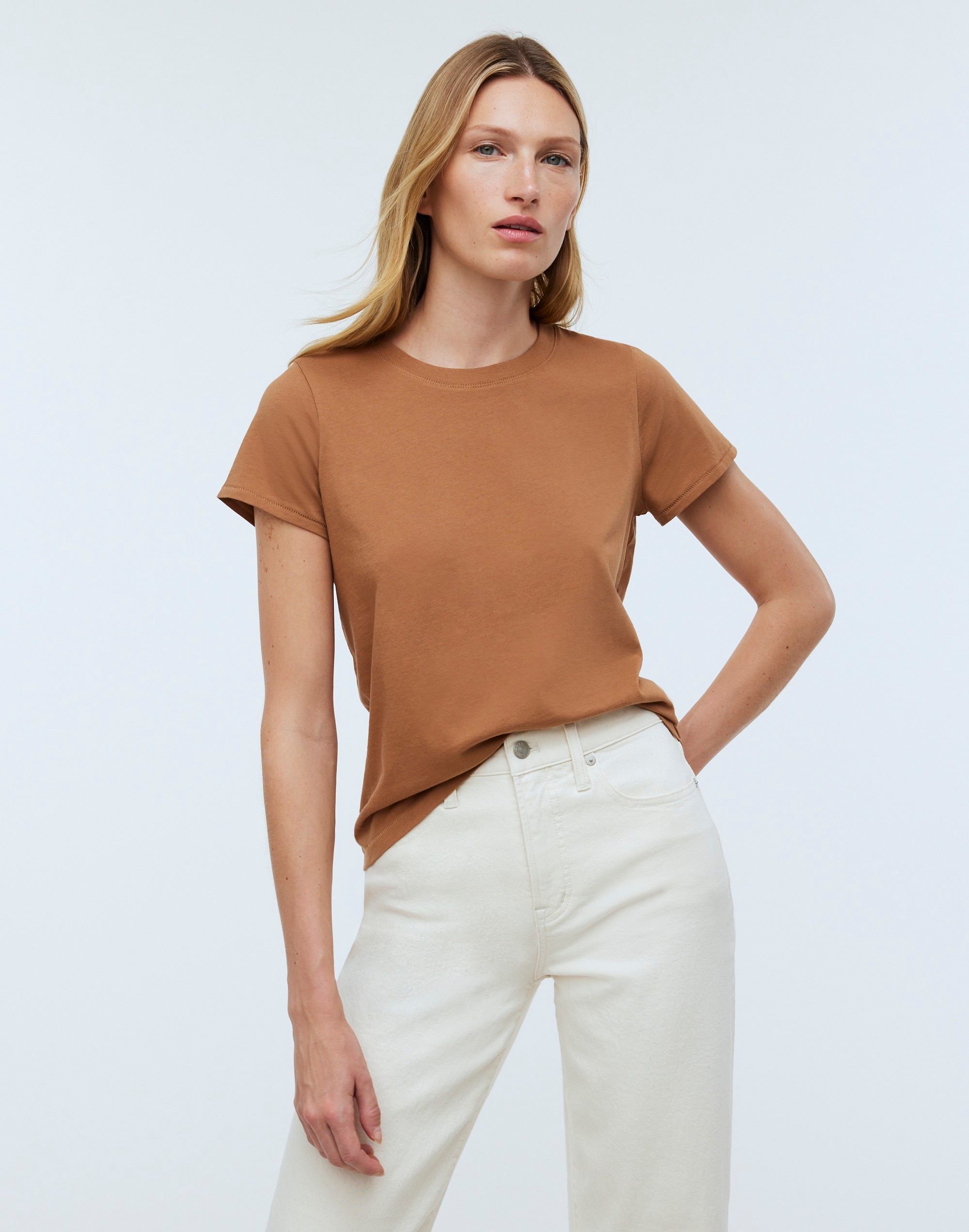 Madewell Northside Vintage Tee In Warm Hickory