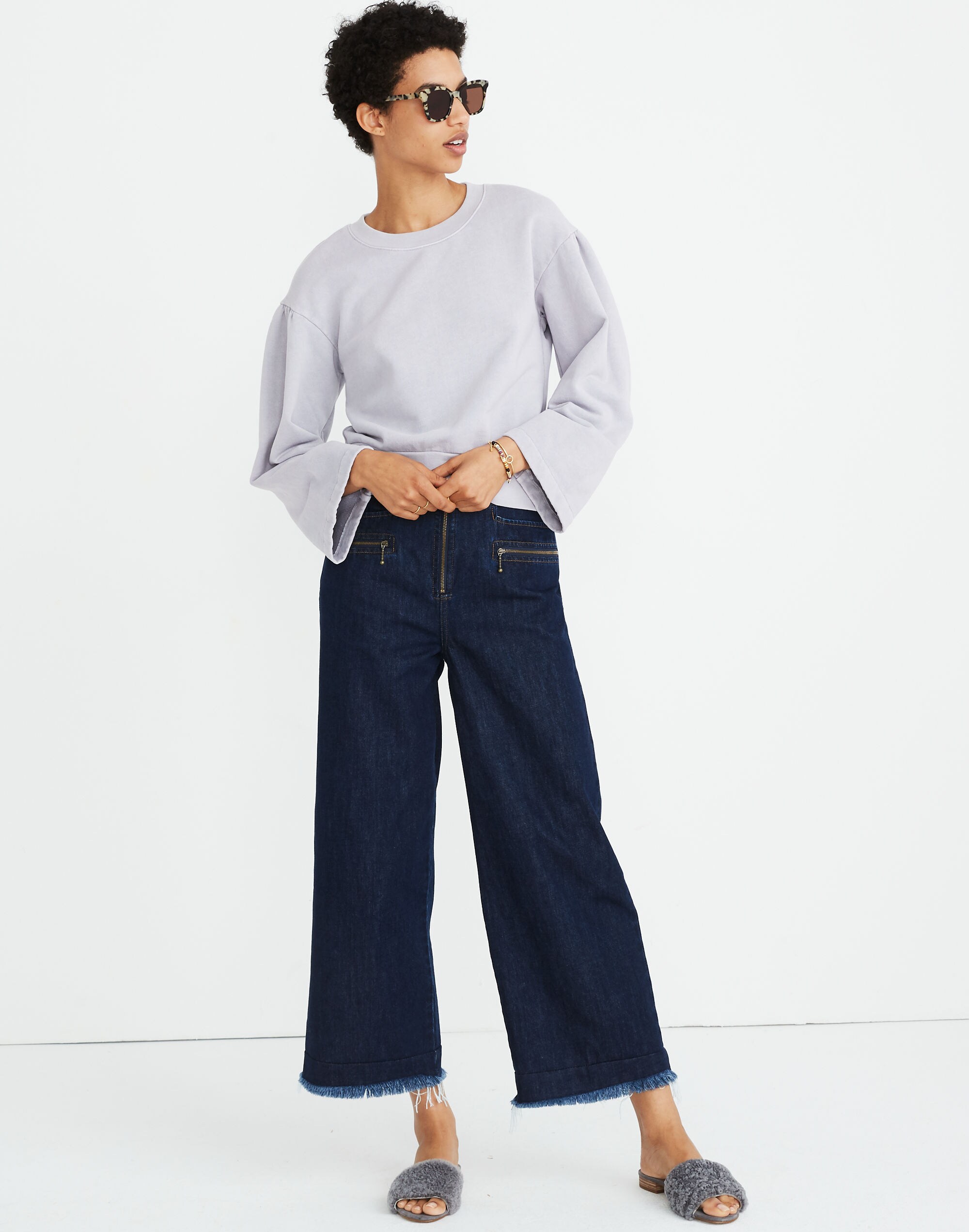 Madewell x Karen Walker&reg; Garment-Dyed Sweatshirt