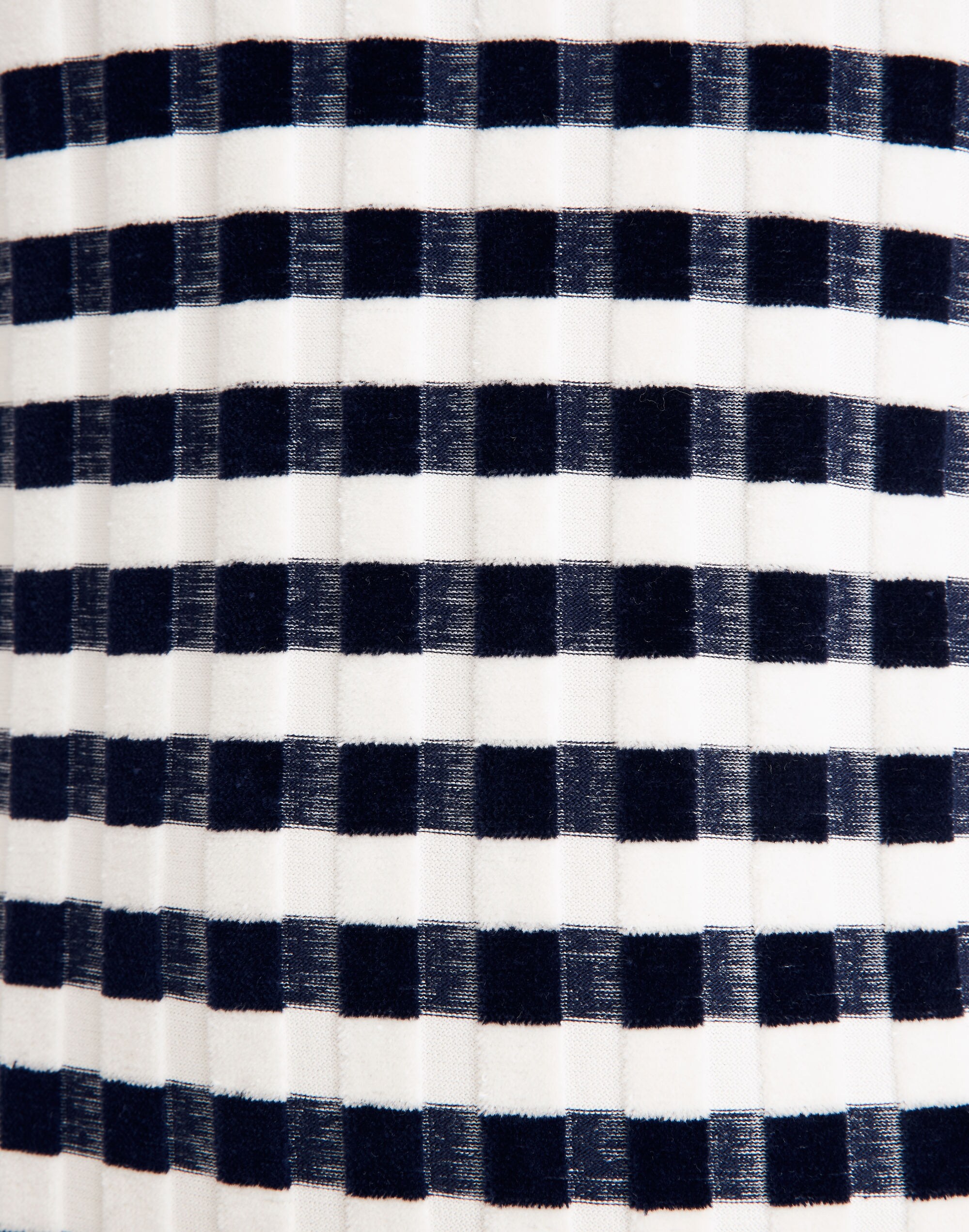 Velvet-Striped Tee Dress