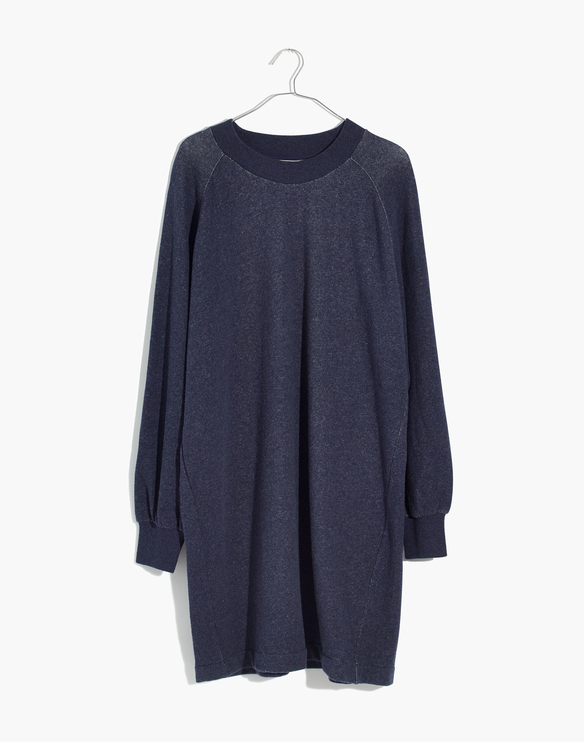 Bubble-Sleeve Sweatshirt Dress