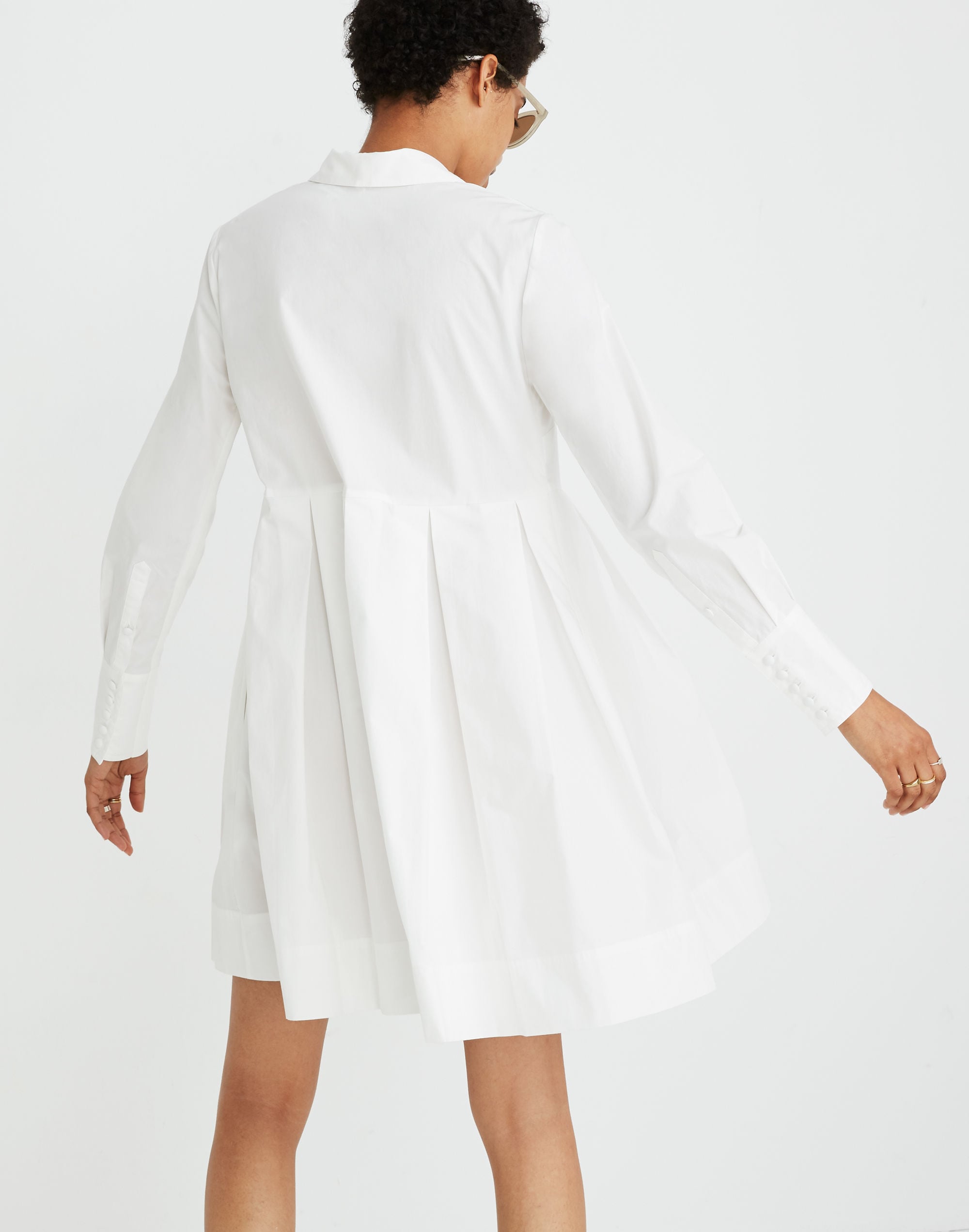 Box-Pleat Shirtdress