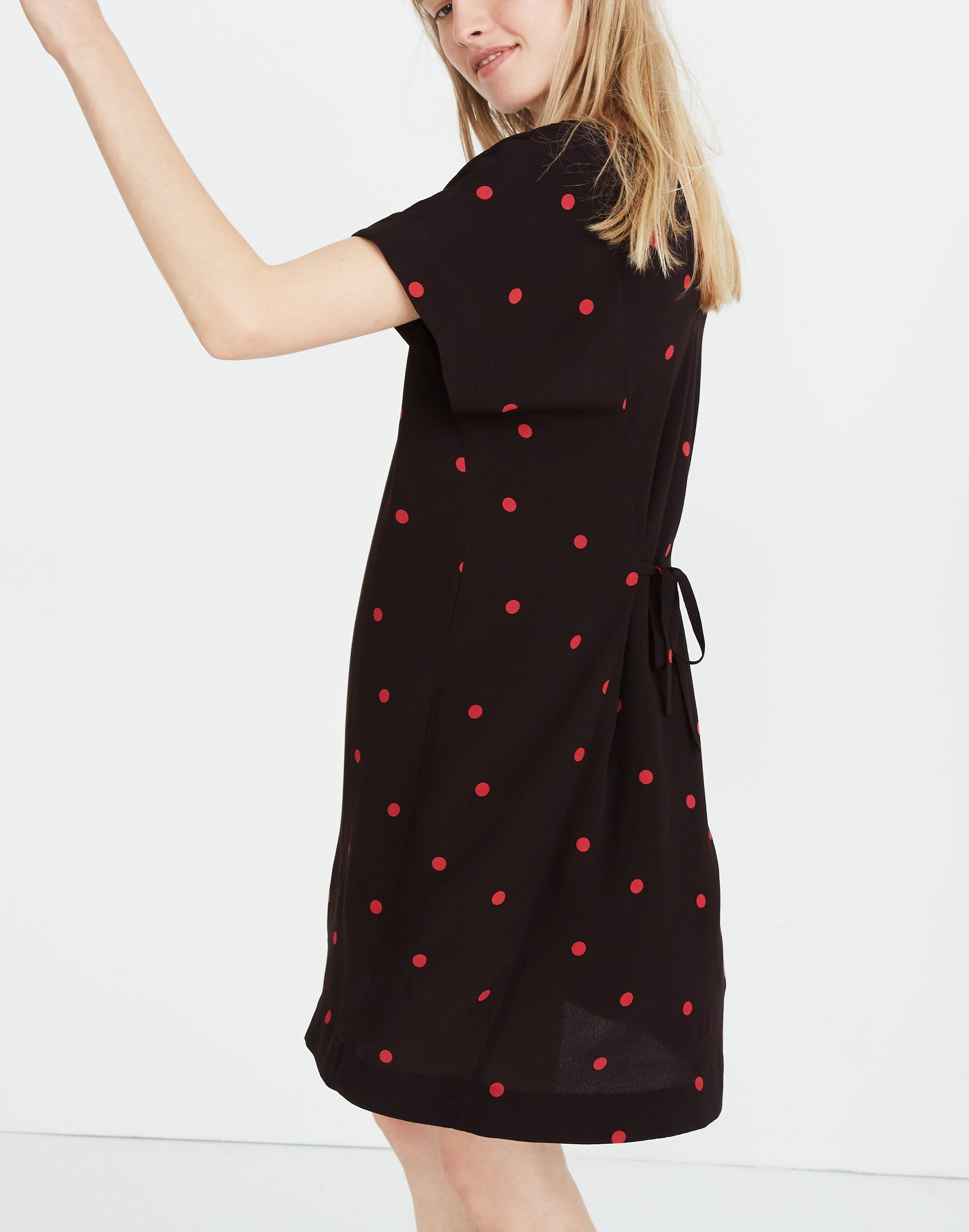 Downtown Tie-Back Dress in Dot