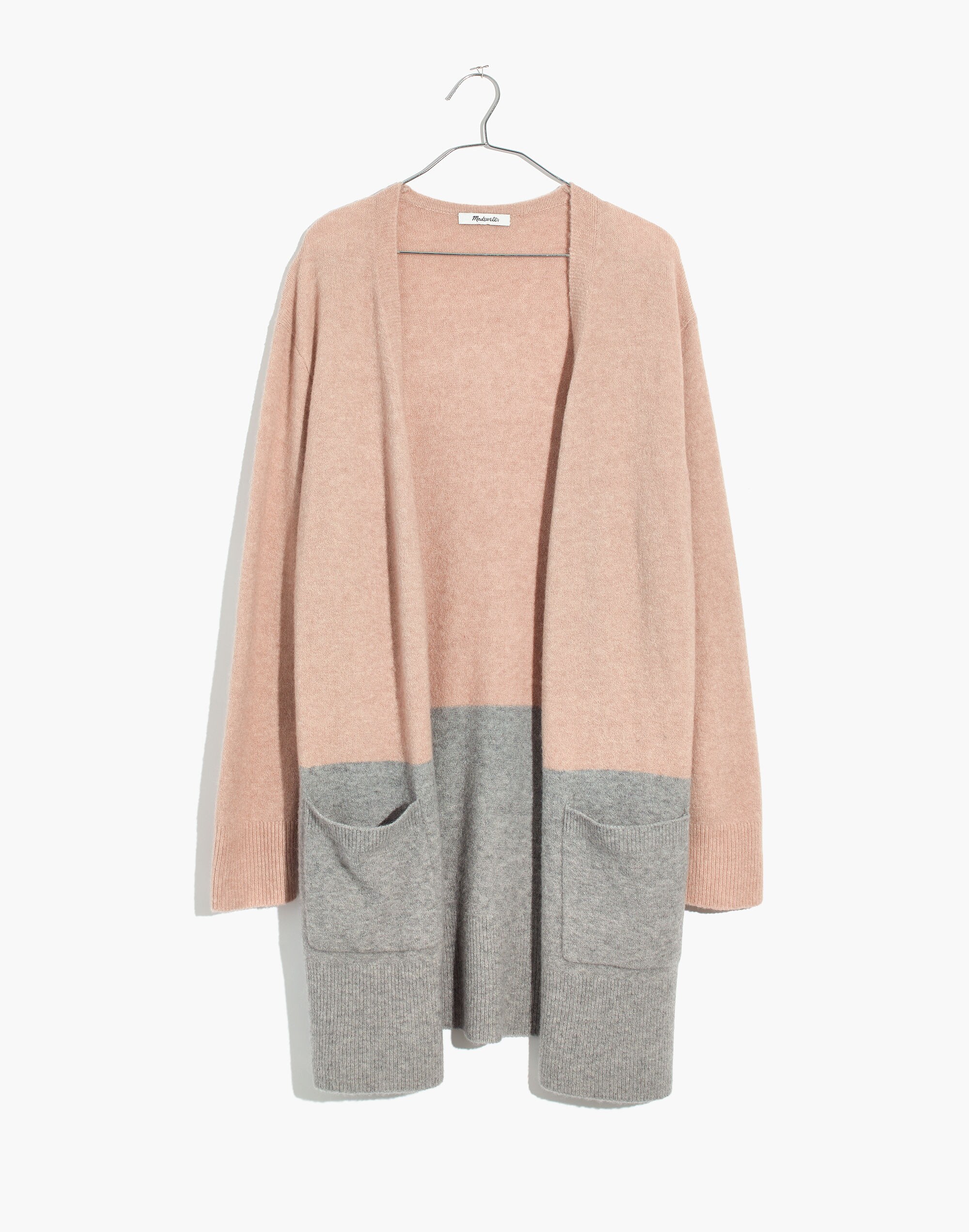 Kent Colorblock Cardigan Sweater in Coziest Yarn