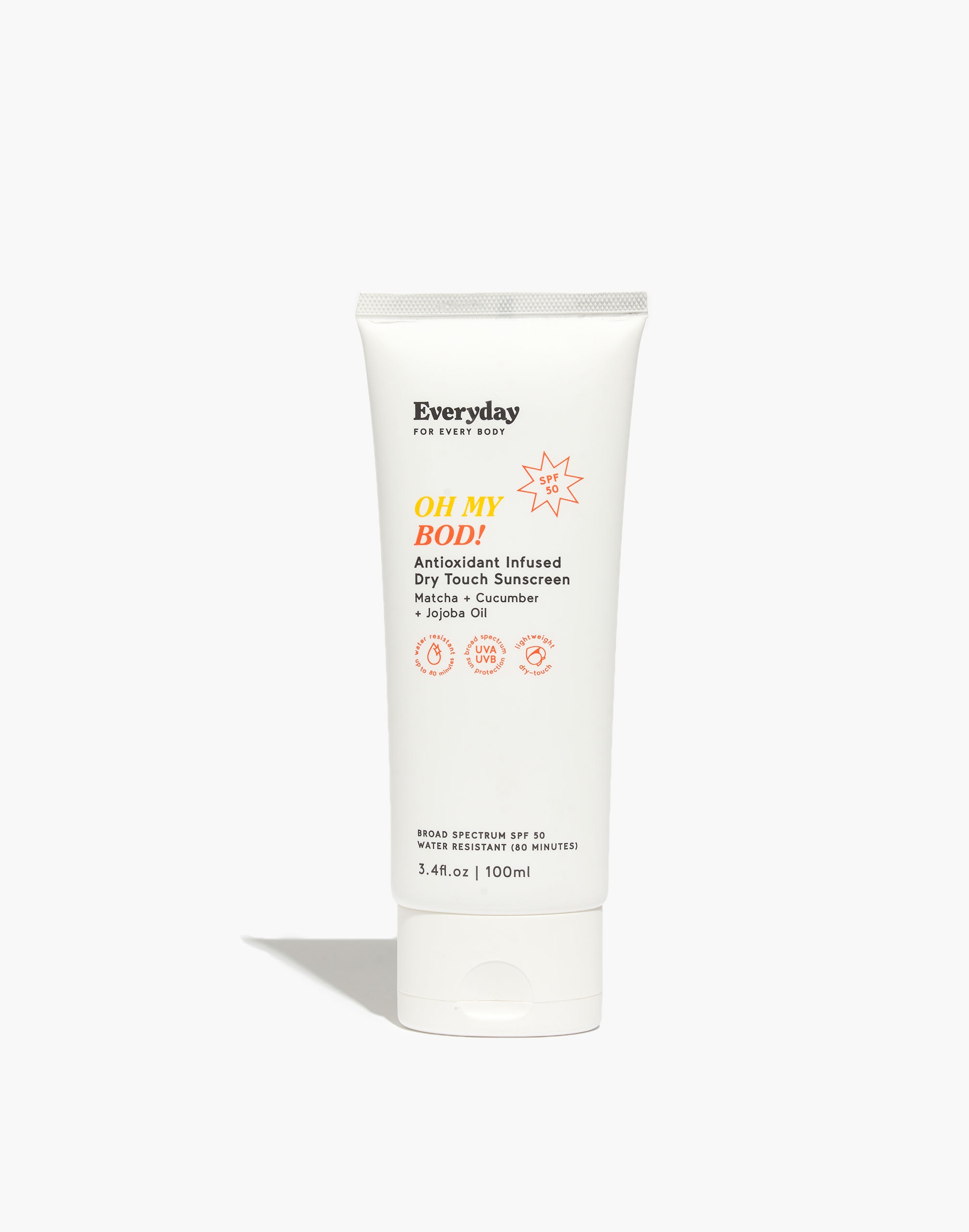 Everyday For Every Body&trade; Oh My Bod! SPF50 Antioxidant Infused Dry Touch Sunscreen