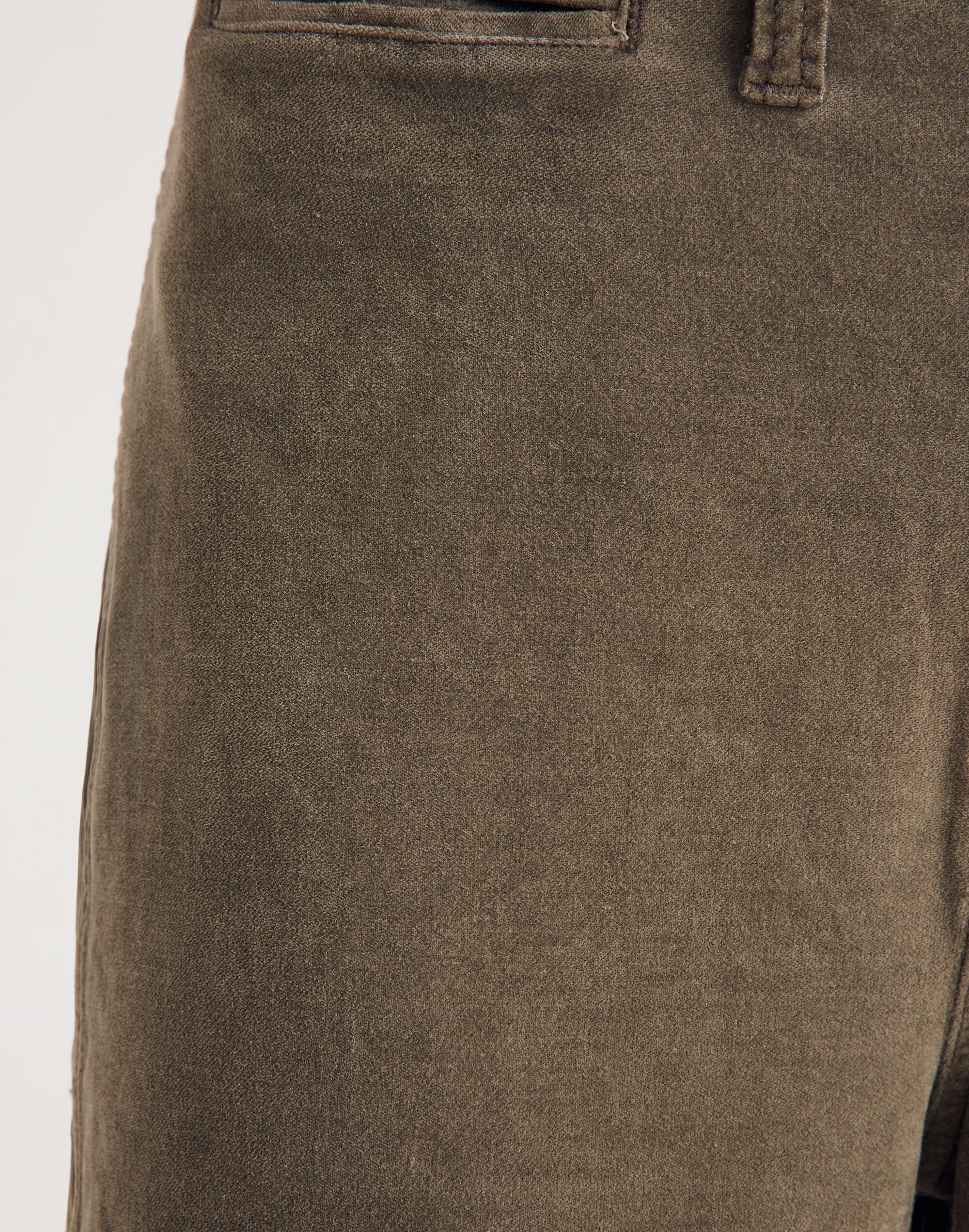 Tall Emmett Wide-Leg Crop Pants in Velveteen