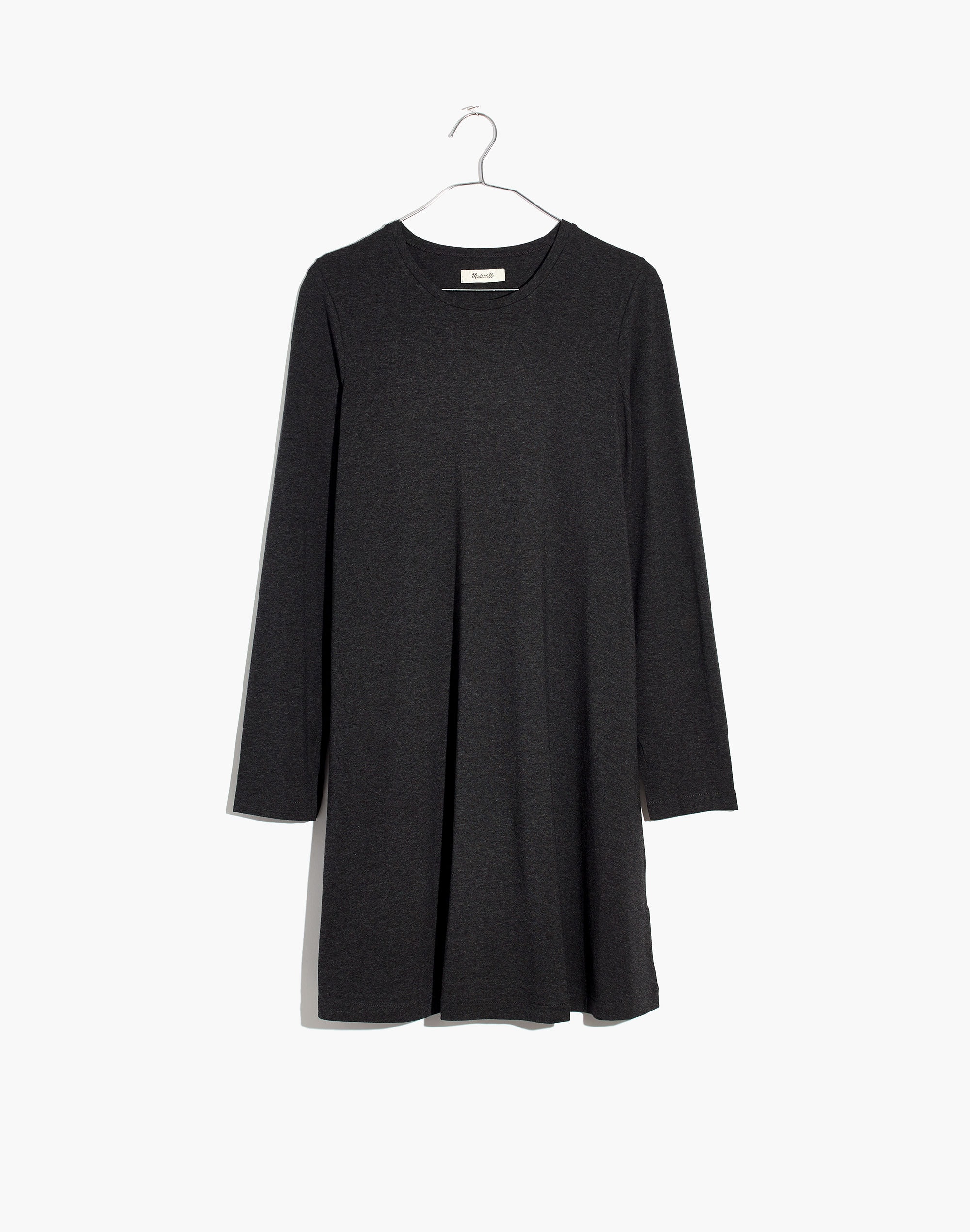 Long-Sleeve Swingy Tee Dress