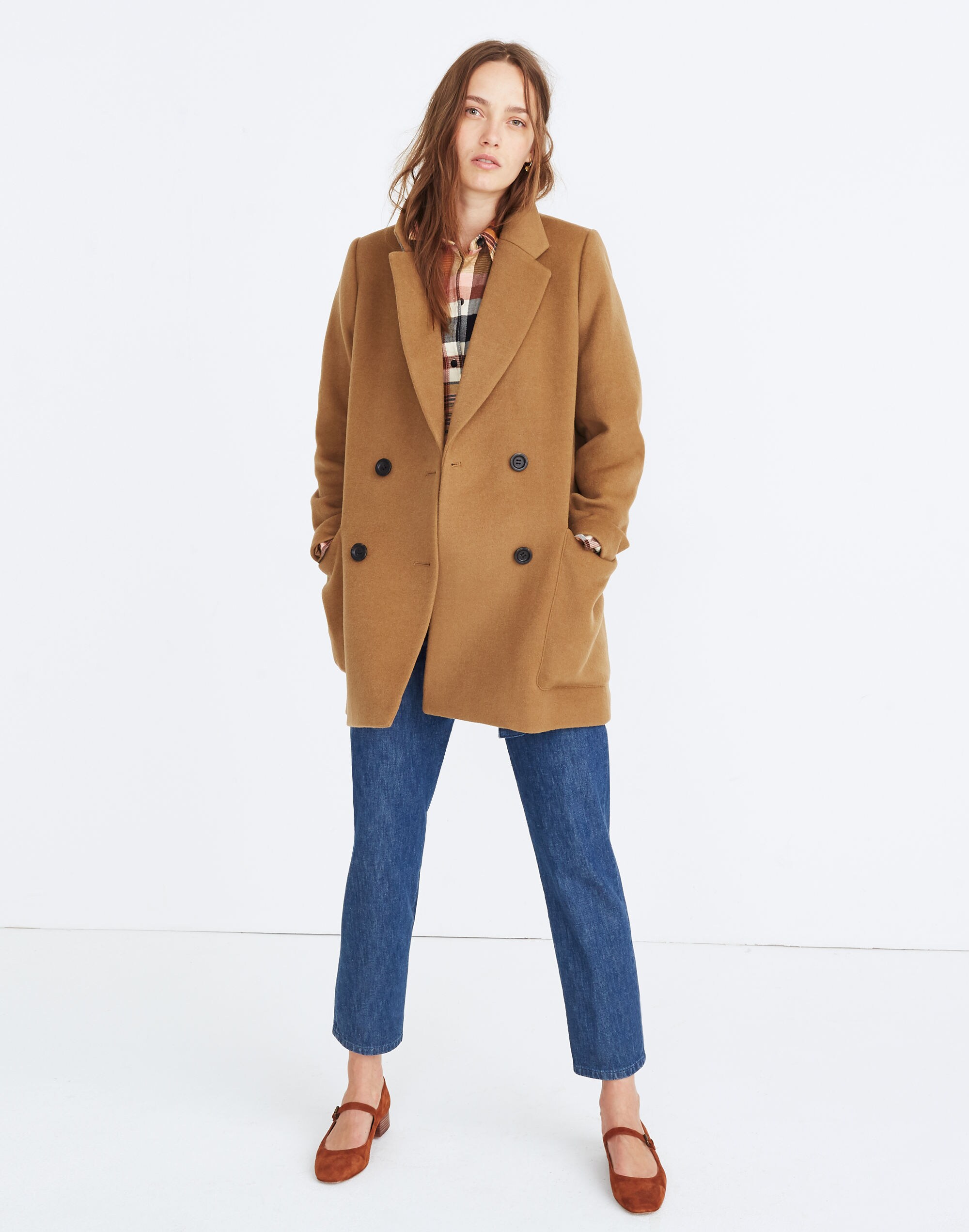 hollis double-breasted coat
