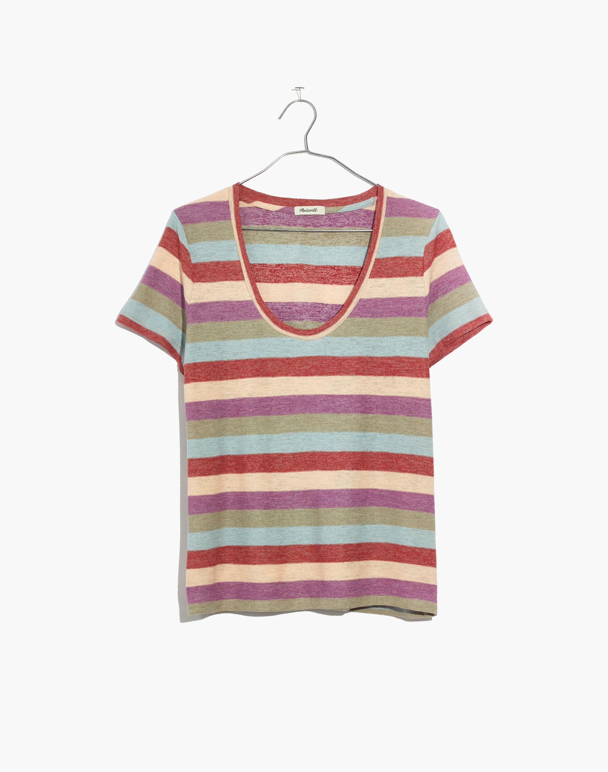 Alto Scoop Tee in Granda Stripe