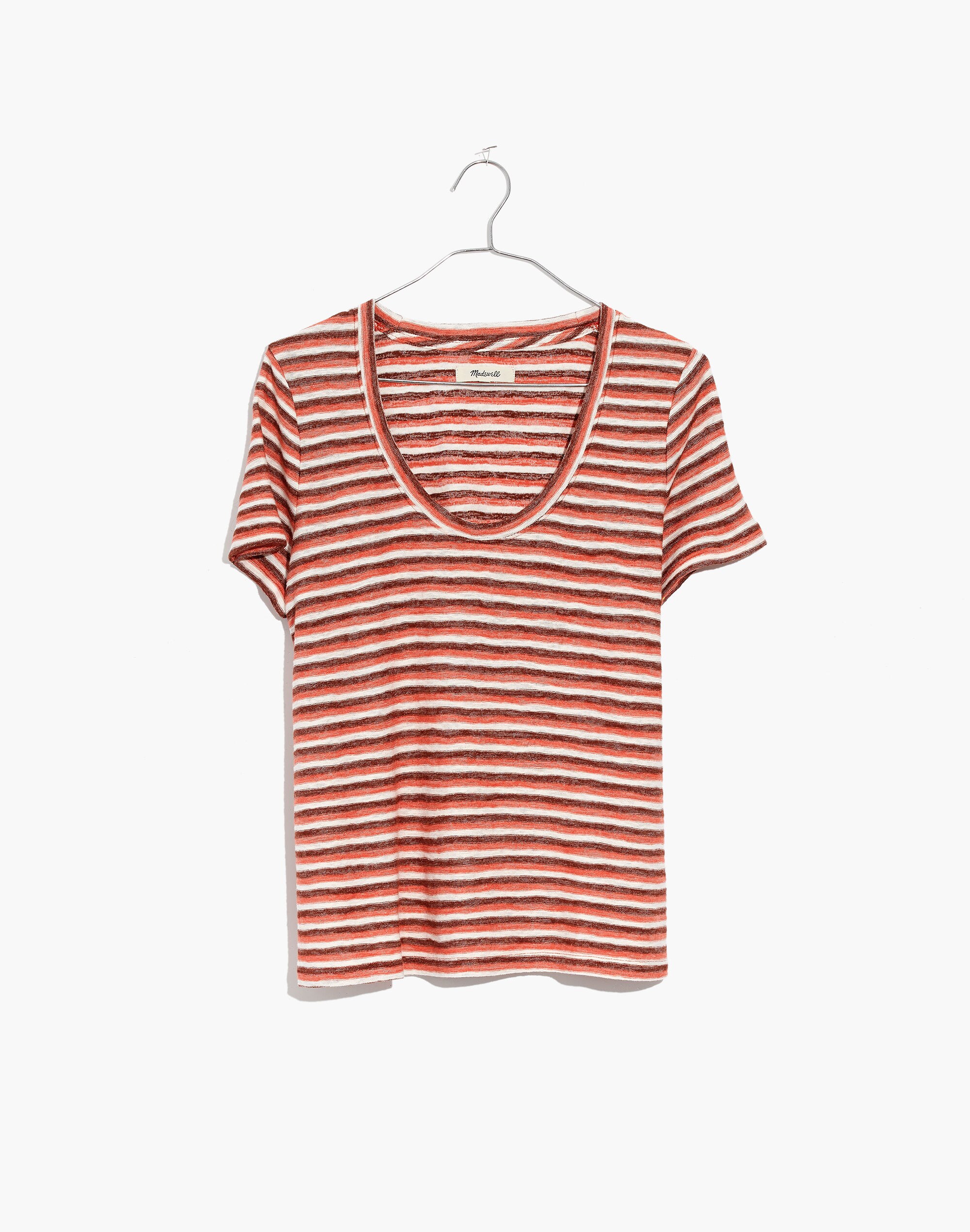 Alto Scoop Tee in Brookline Stripe