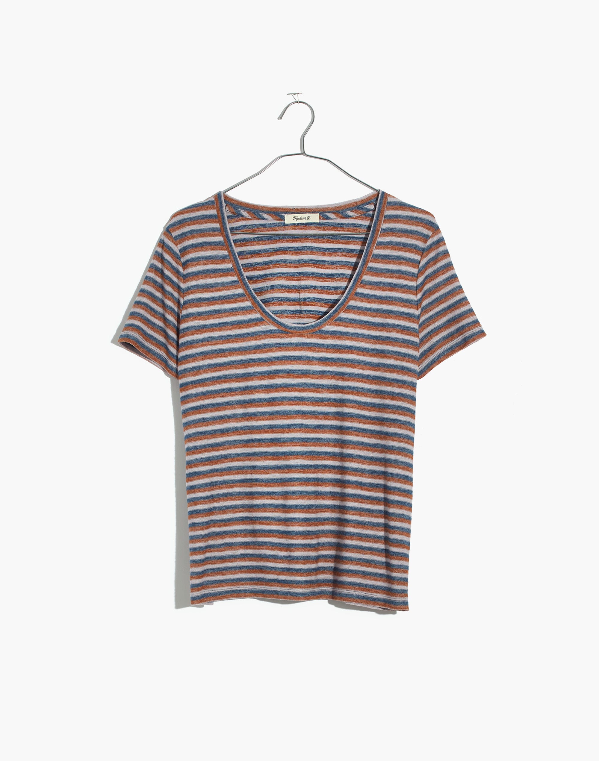 Alto Scoop Tee in Brookline Stripe