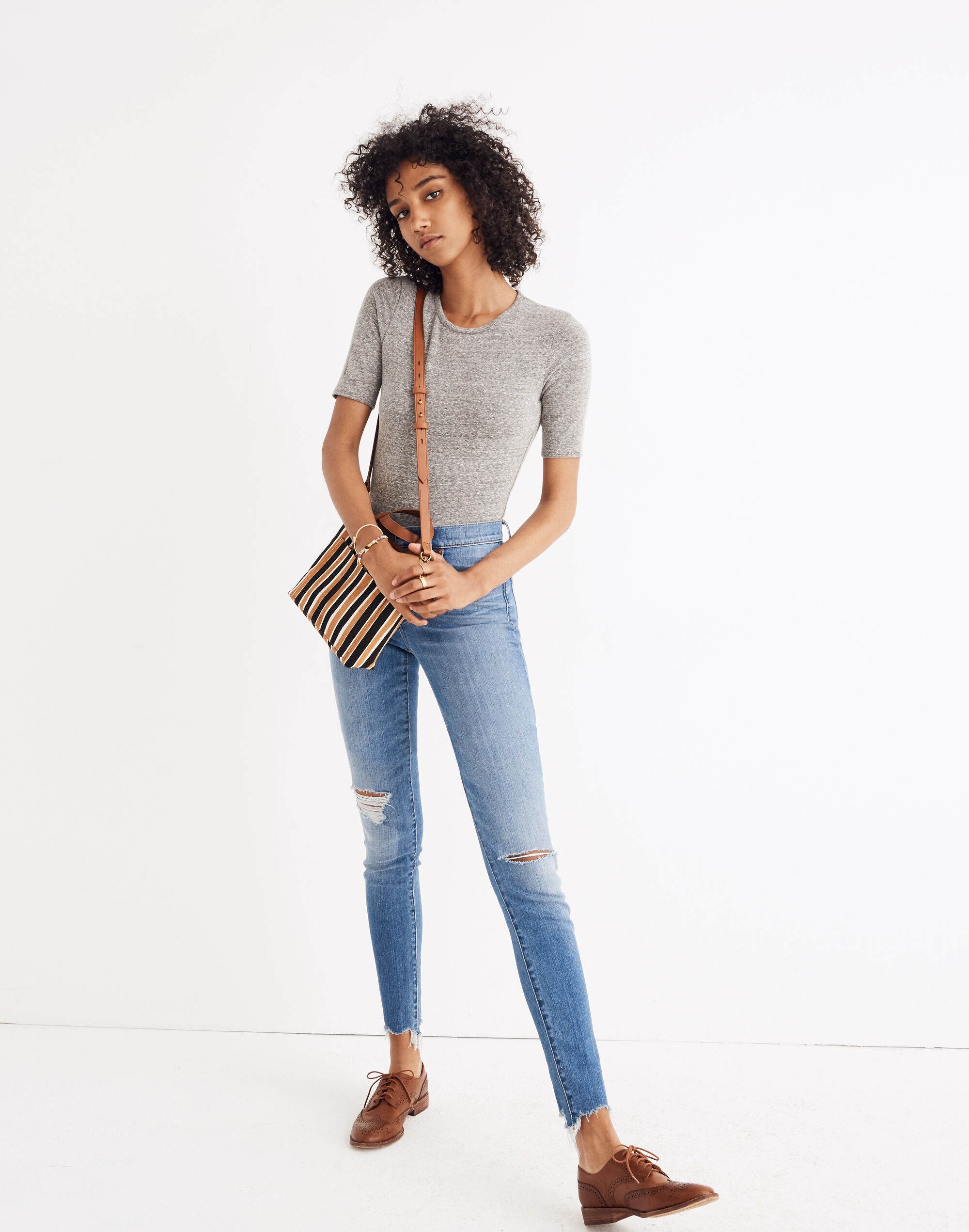 Crewneck Short-Sleeve Bodysuit