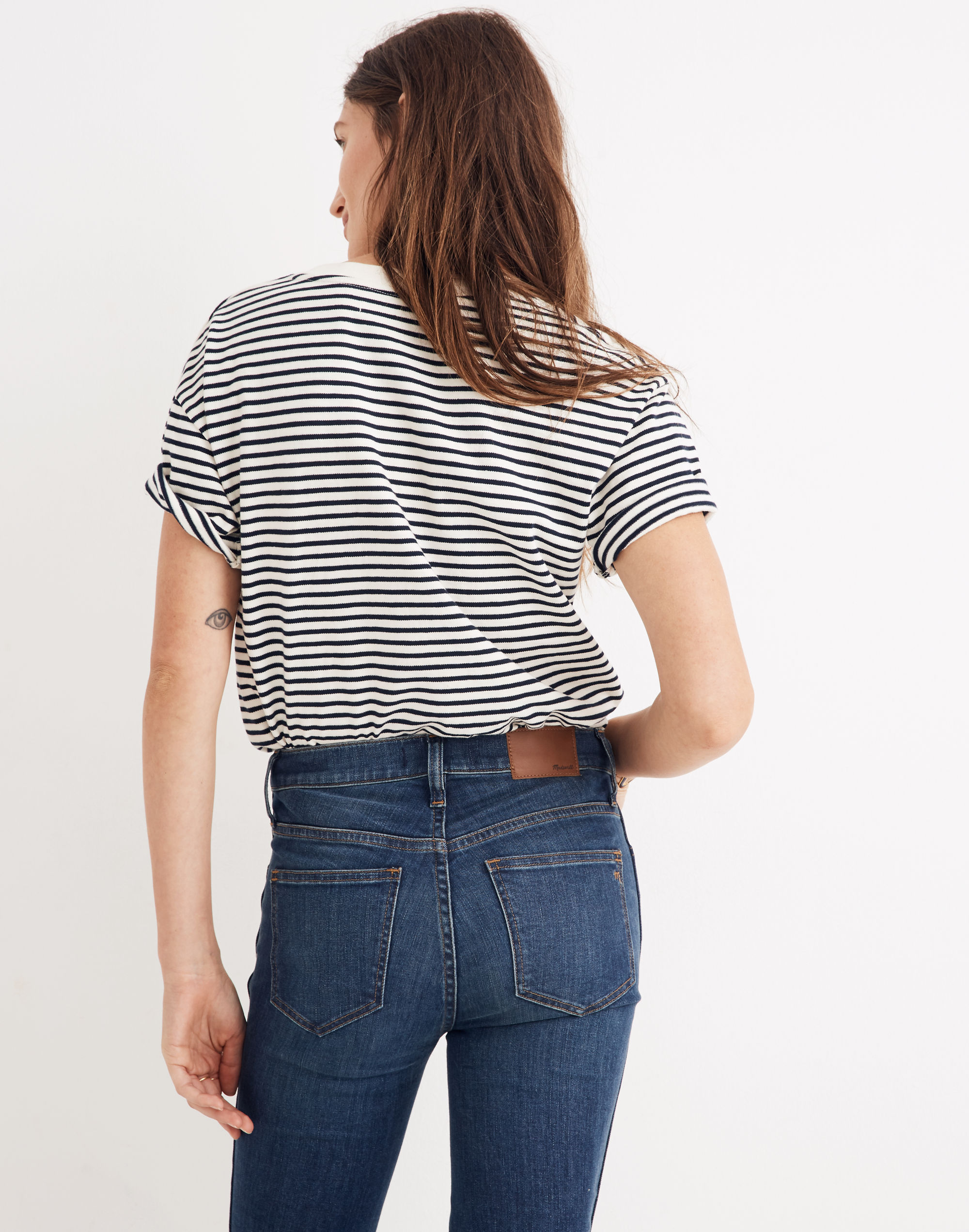 10" High-Rise Skinny Jeans in Elinor Wash: Eco Edition
